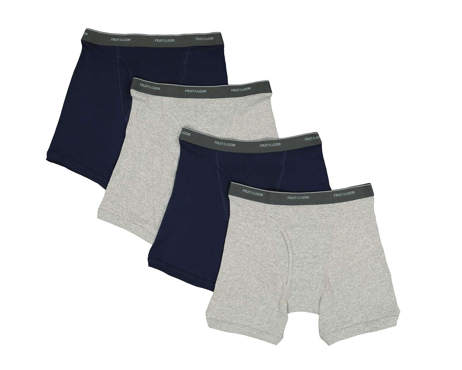 Foto 2 pulgar | Foto 1 | Bóxer Corto Fruit of the Loom 4 Piezas