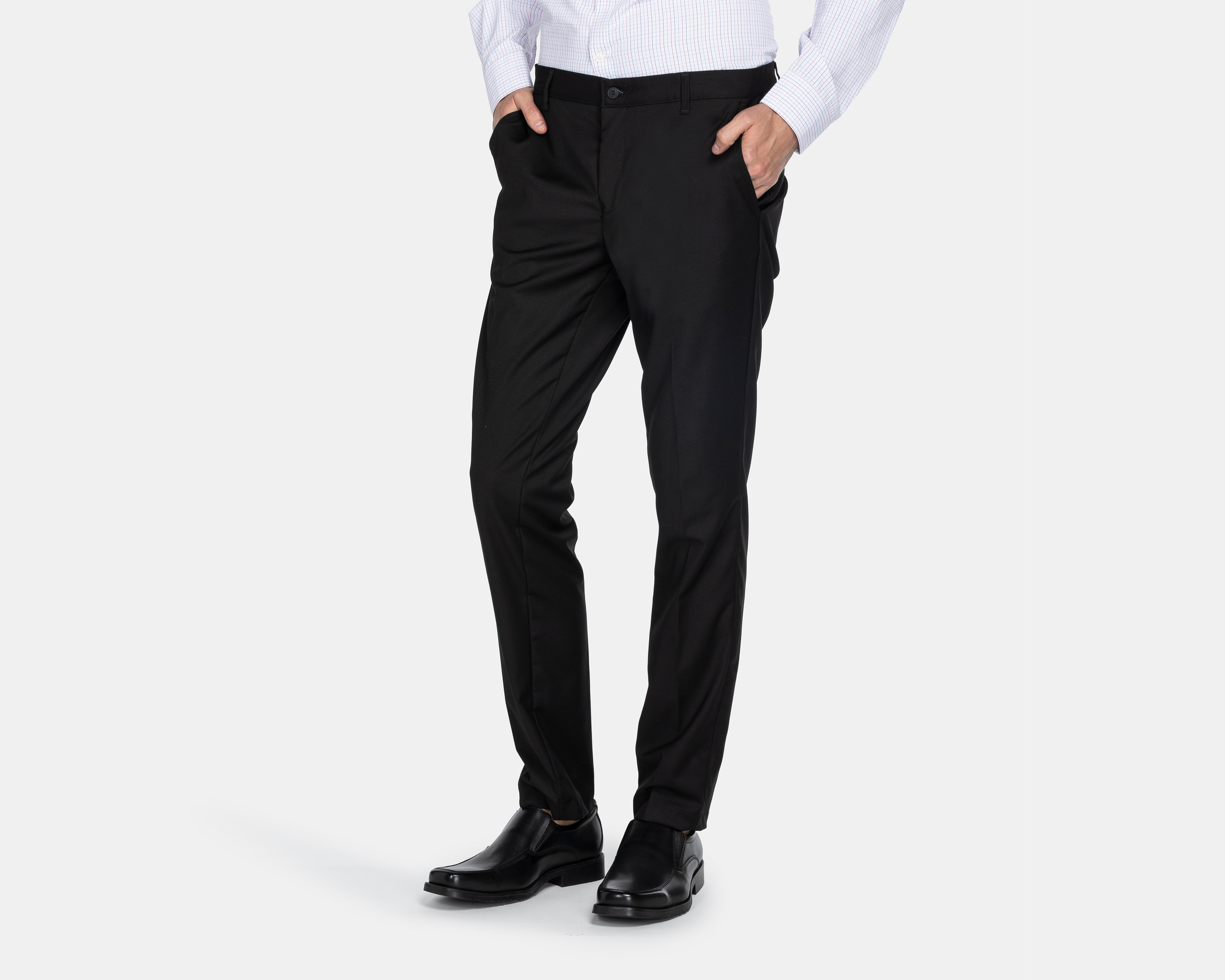 Pantalón de Vestir Wall Street Negro