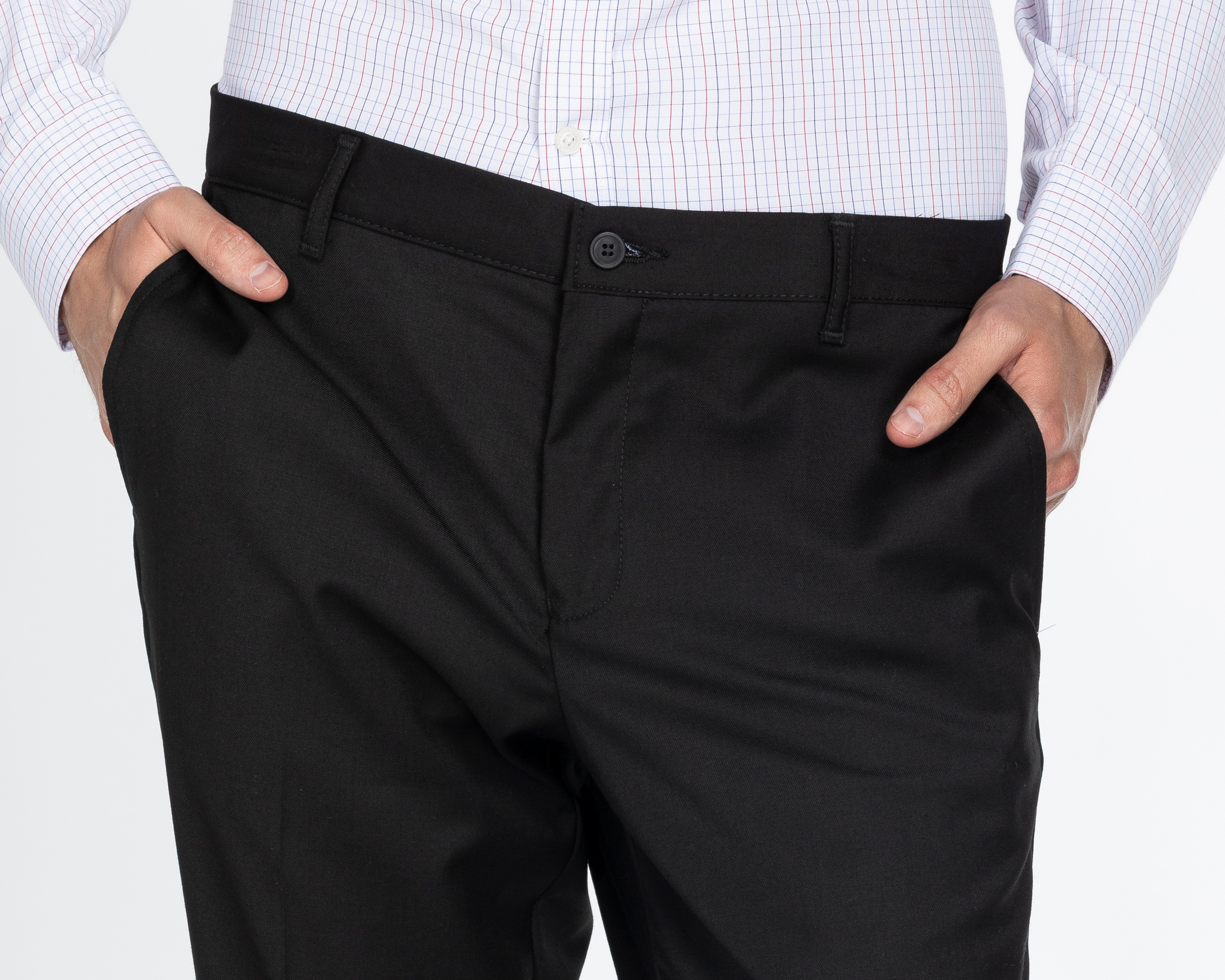 Foto 4 pulgar | Foto 3 | Pantalón de Vestir Wall Street Negro