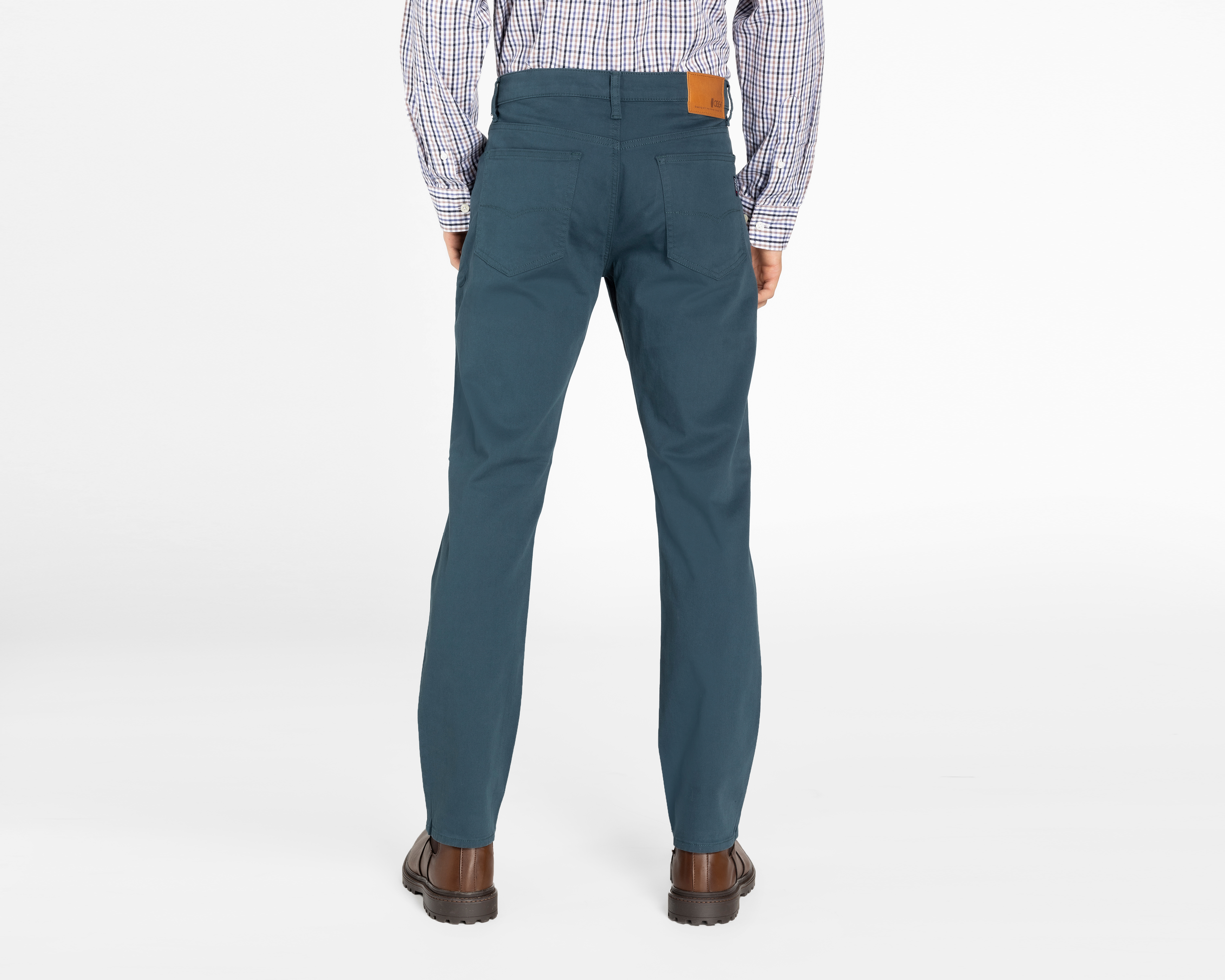 Foto 3 pulgar | Foto 2 | Pantalón de Gabardina Oggi Slim