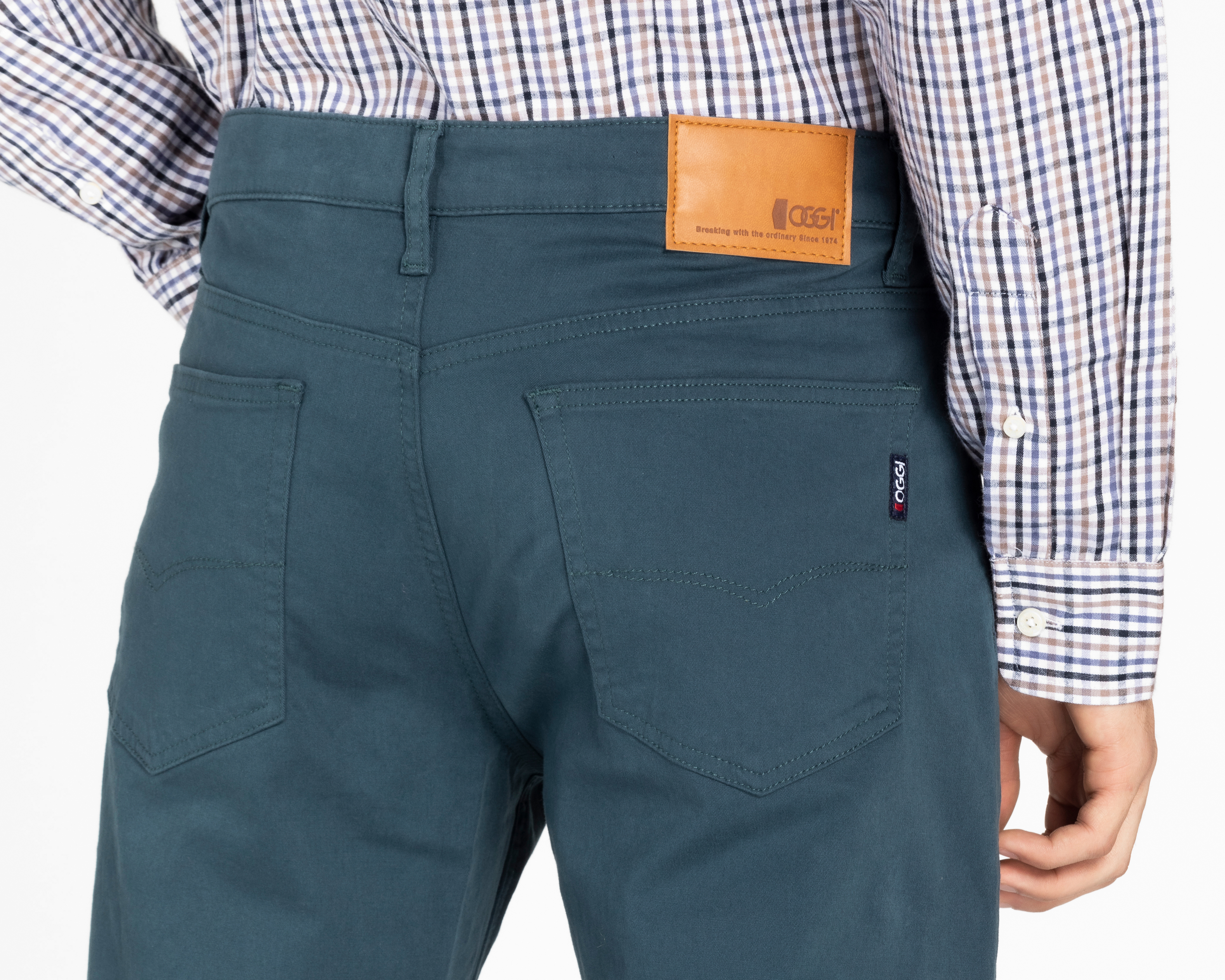 Foto 5 pulgar | Foto 4 | Pantalón de Gabardina Oggi Slim