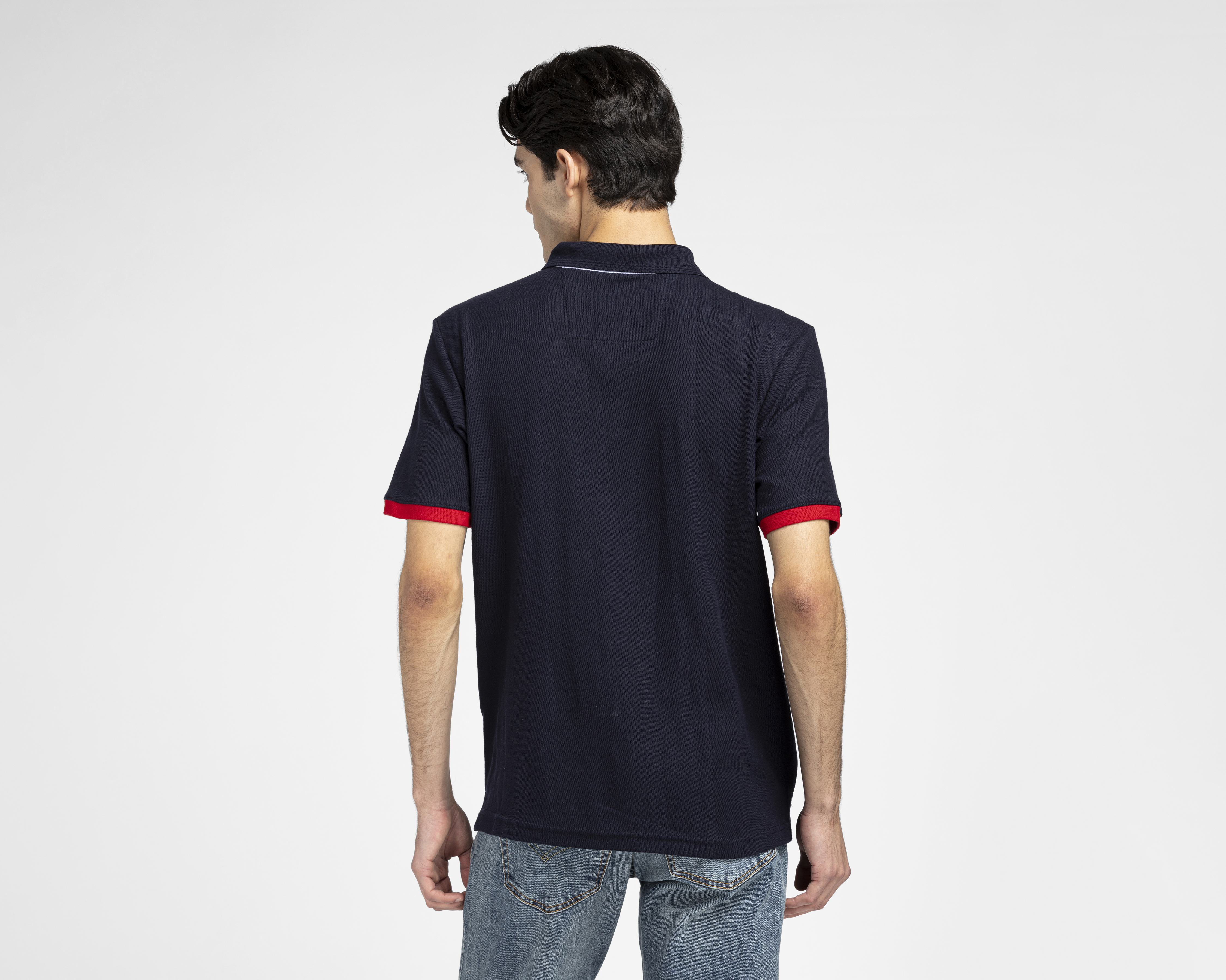 Foto 2 | Foto 2 | Playera Polo York Team Polo Club Azul con Franjas para Hombre