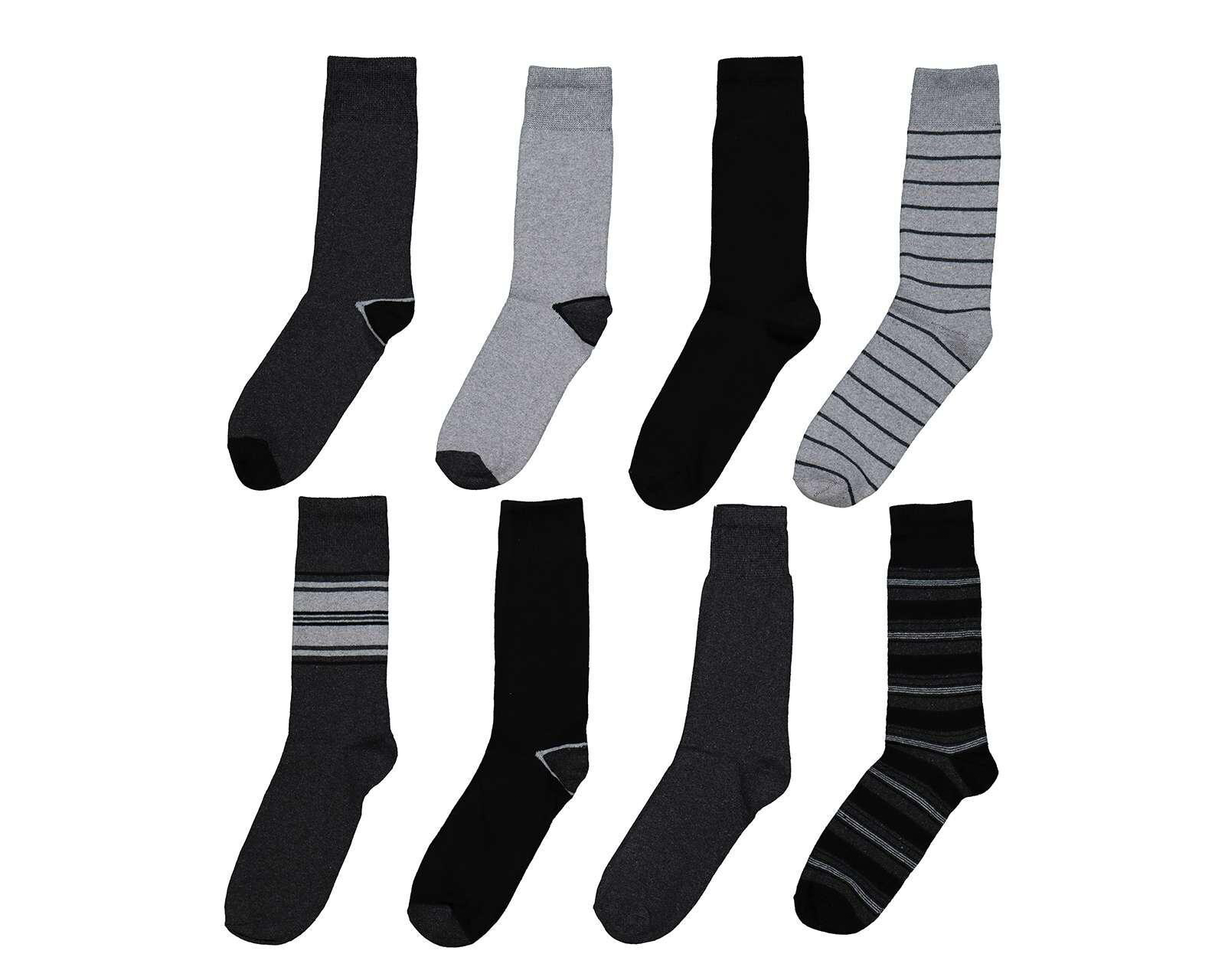 Calcetas de Vestir Wall Street para Hombre 8 Pares