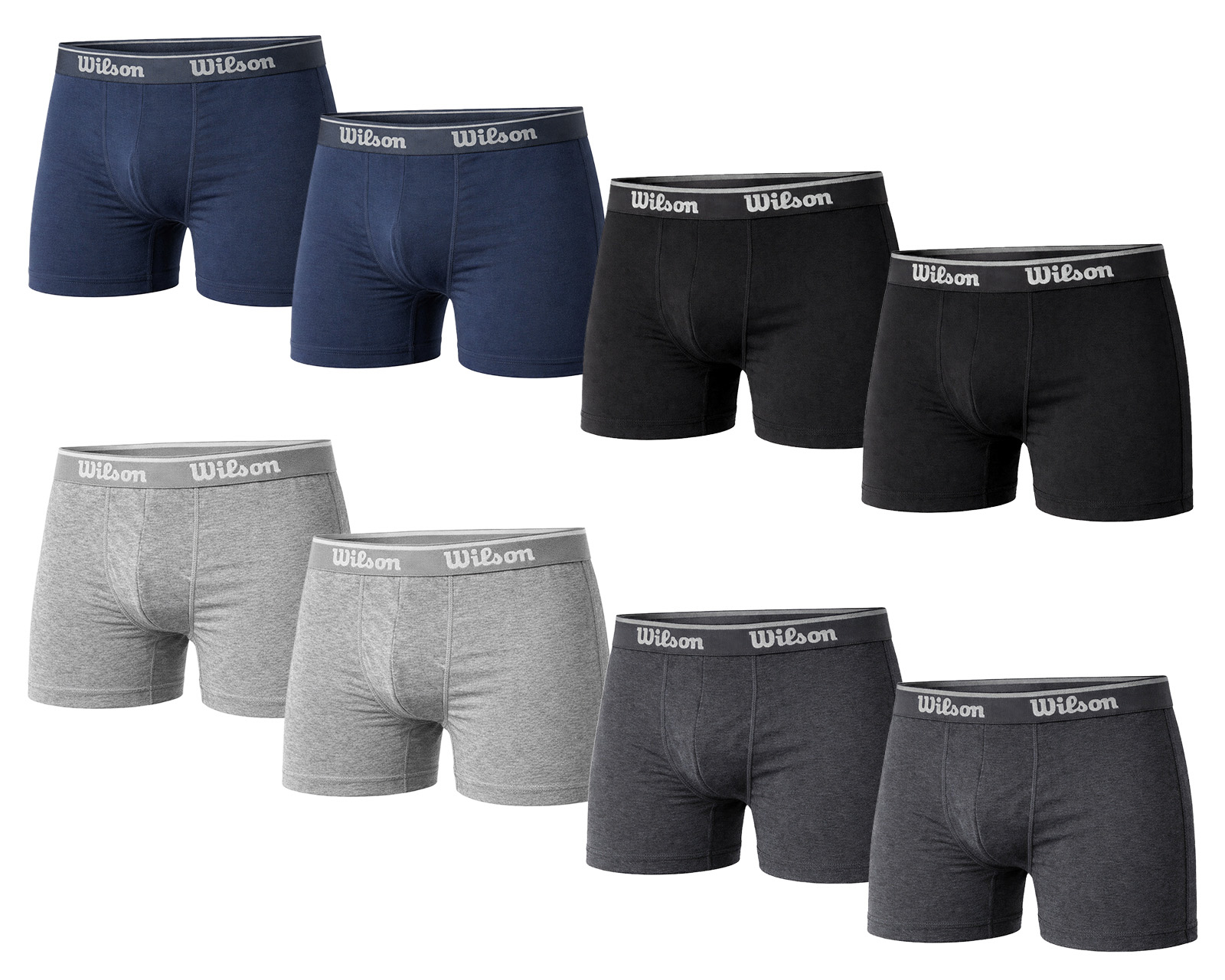 Foto 1 | Foto 1 | Bóxer Corto Wilson para Hombre 8 Piezas