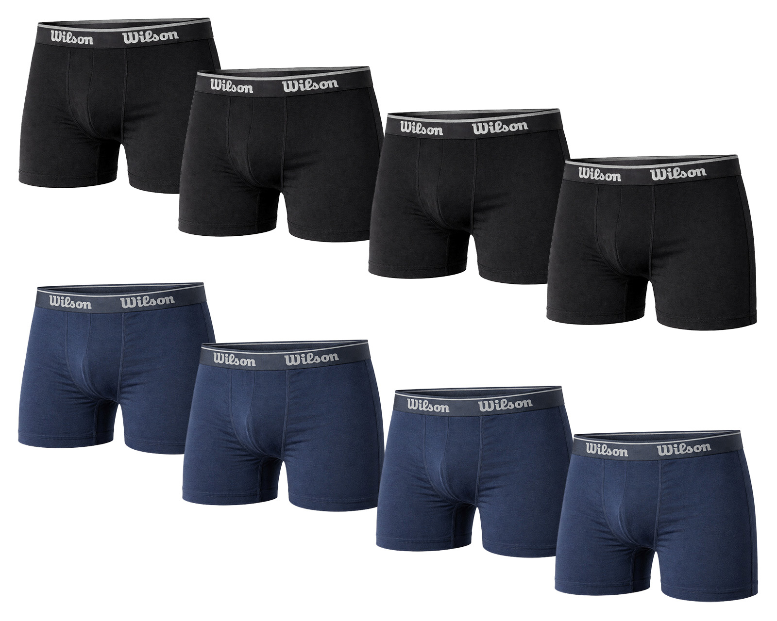 Bóxer Corto Wilson para Hombre 8 Piezas