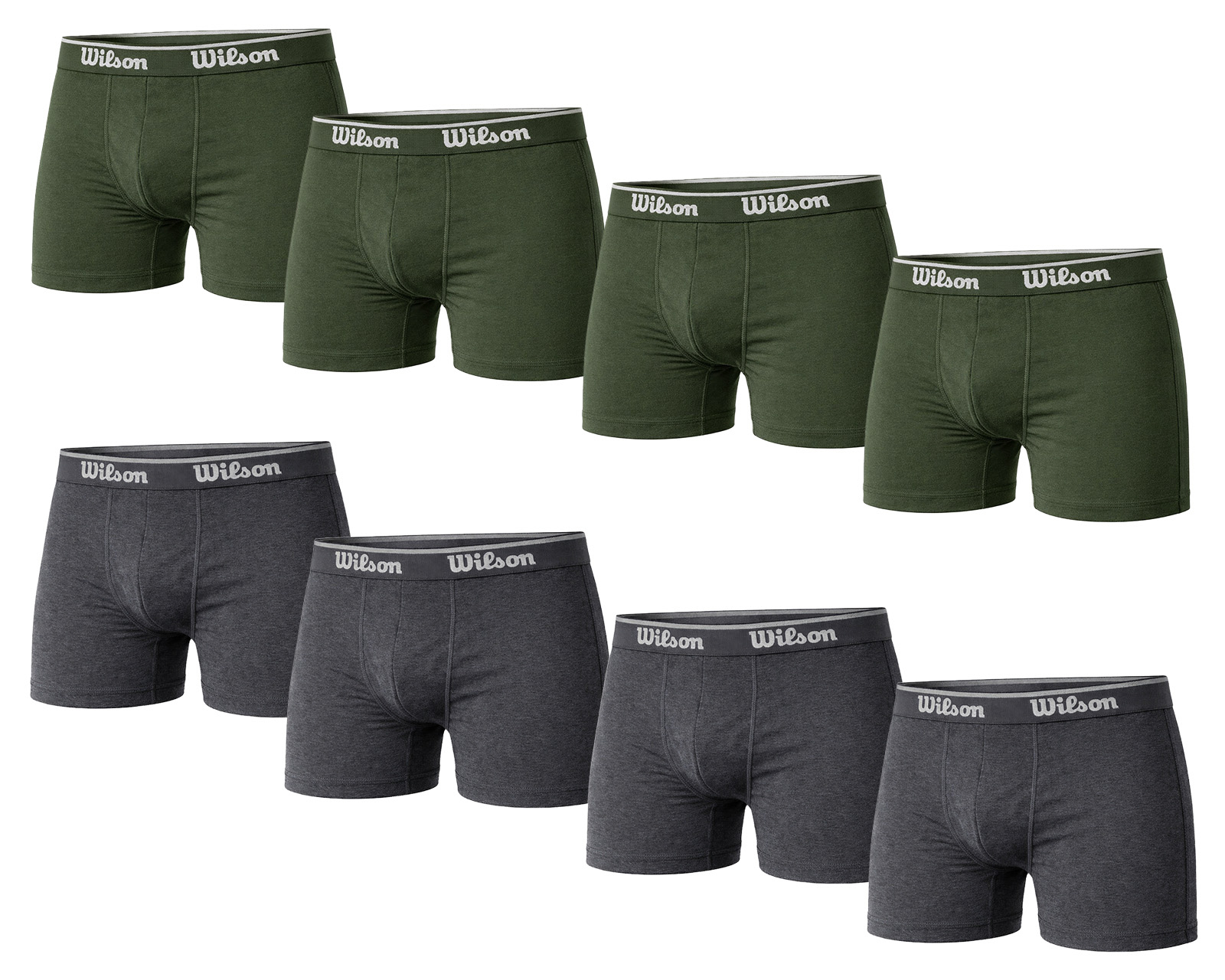 Bóxer Corto Wilson para Hombre 8 Piezas