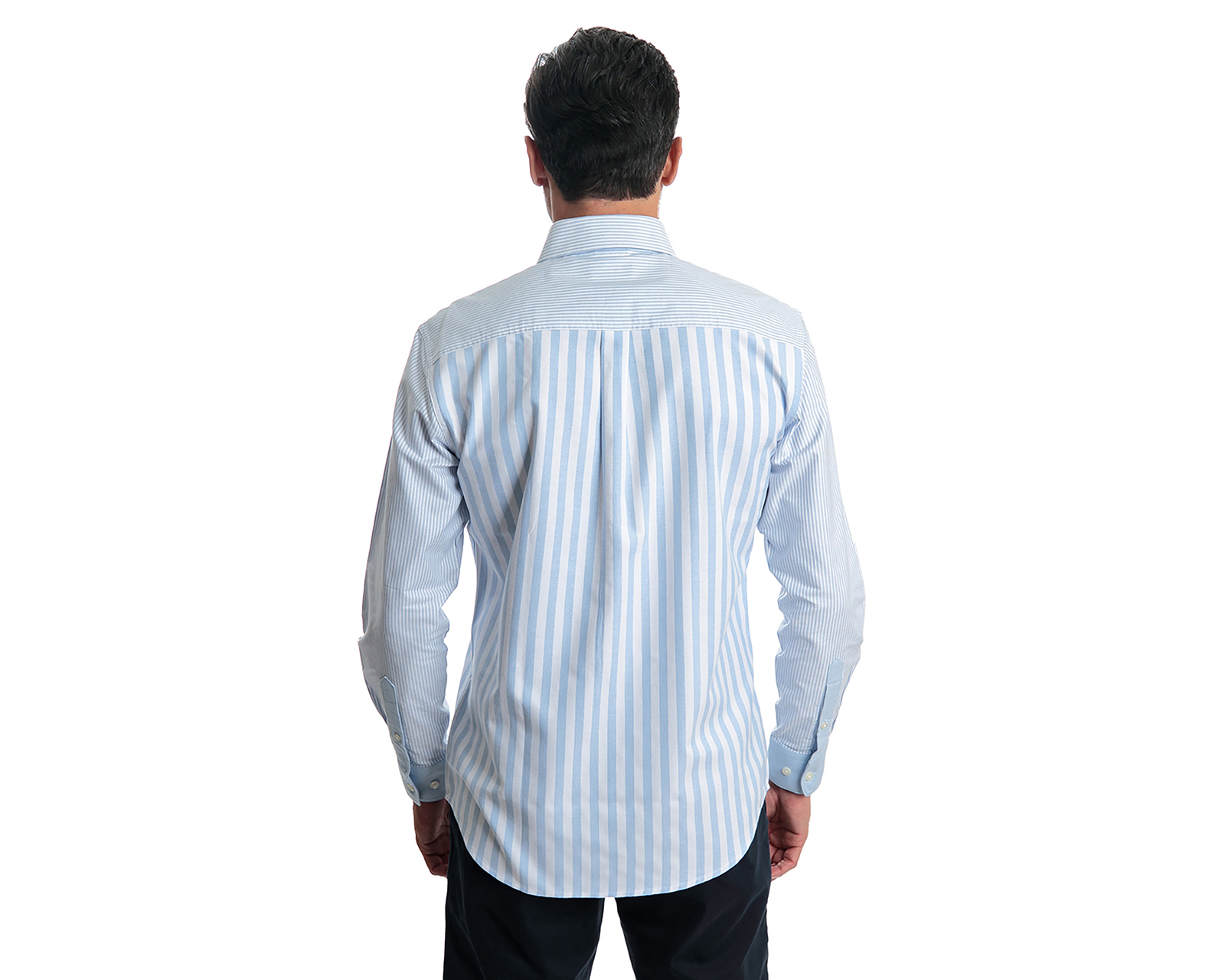 Foto 6 pulgar | Foto 5 | Camisa Casual Chaps Regular Fit a Rayas para Hombre