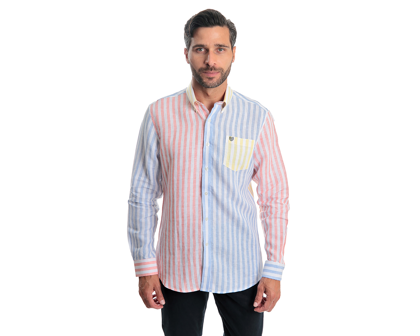 Foto 1 | Foto 1 | Camisa Casual Chaps Regular Fit a Rayas para Hombre