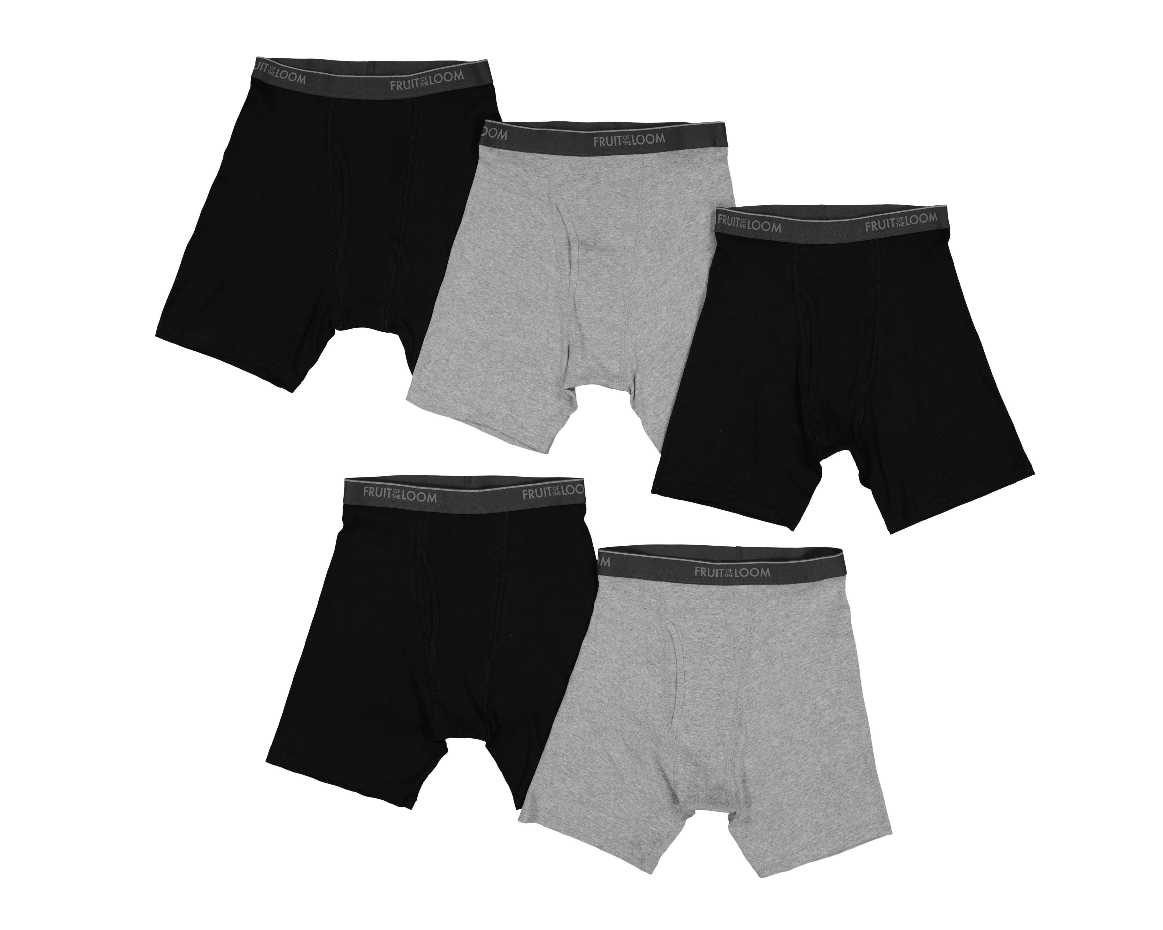 Bóxer Largo Fruit of the Loom para Hombre 5 Piezas
