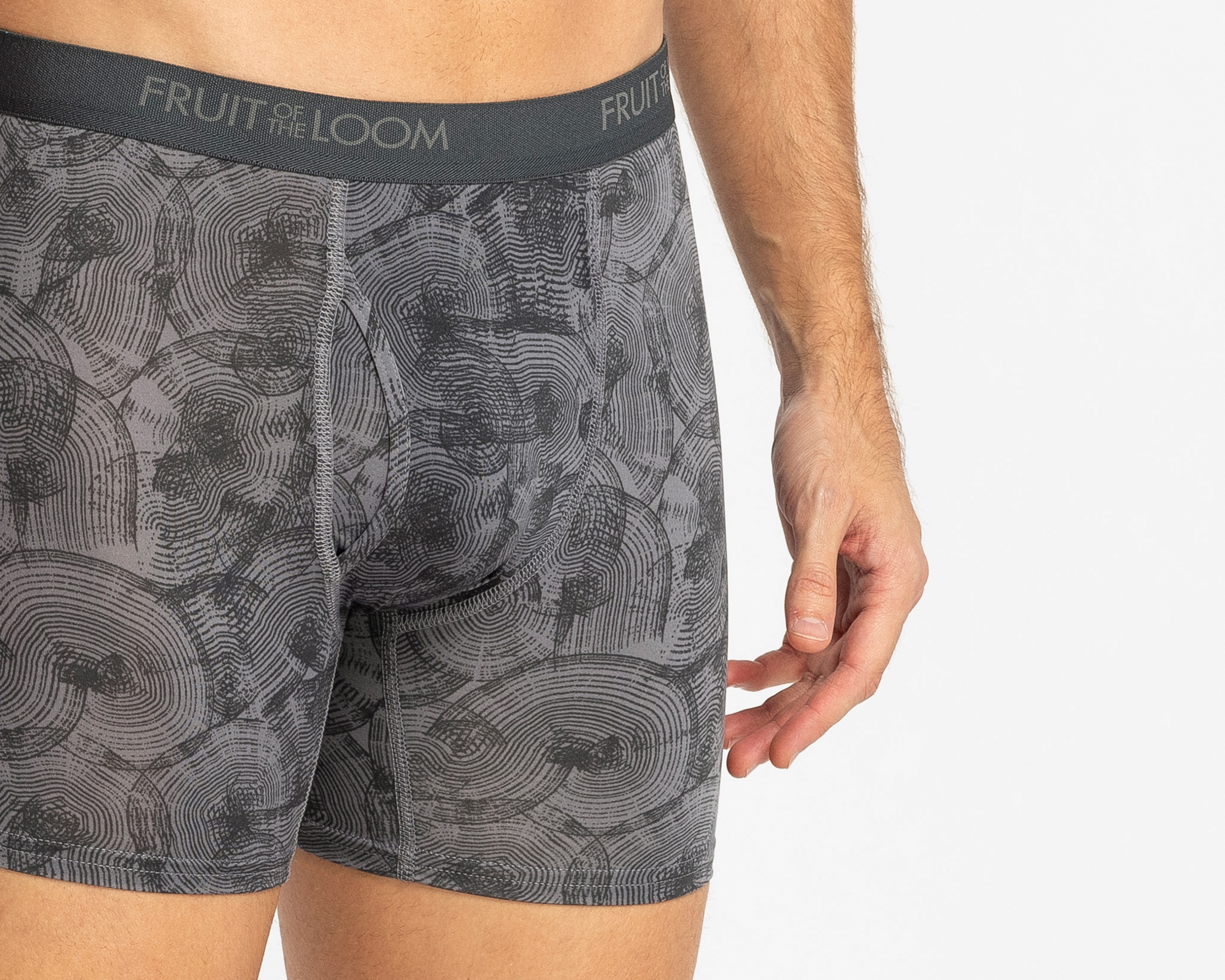 Foto 4 | Foto 4 | Bóxer Largo Fruit of the Loom para Hombre 2 Piezas