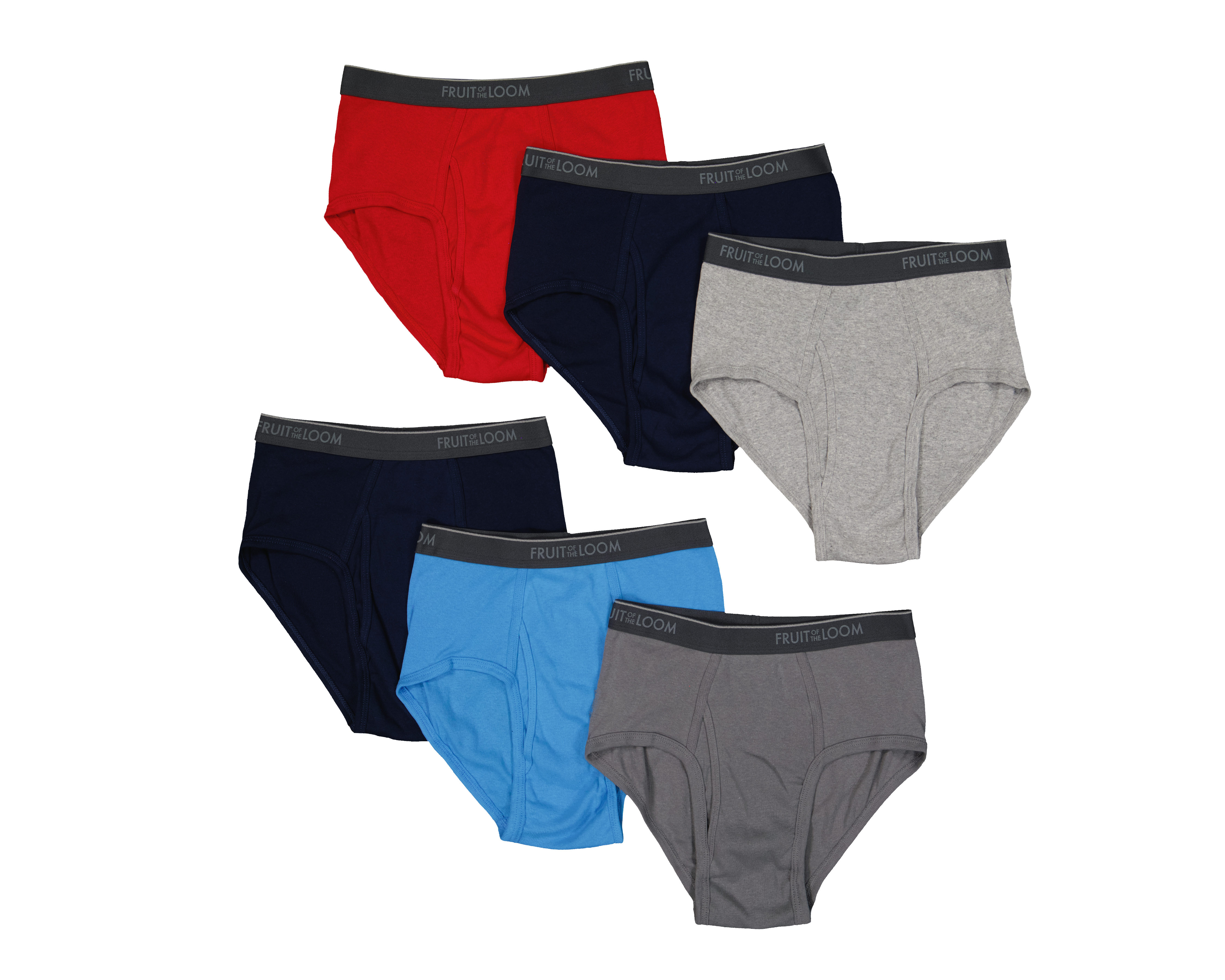 Trusa Multicolor Fruit of the Loom para Hombre 6 Piezas