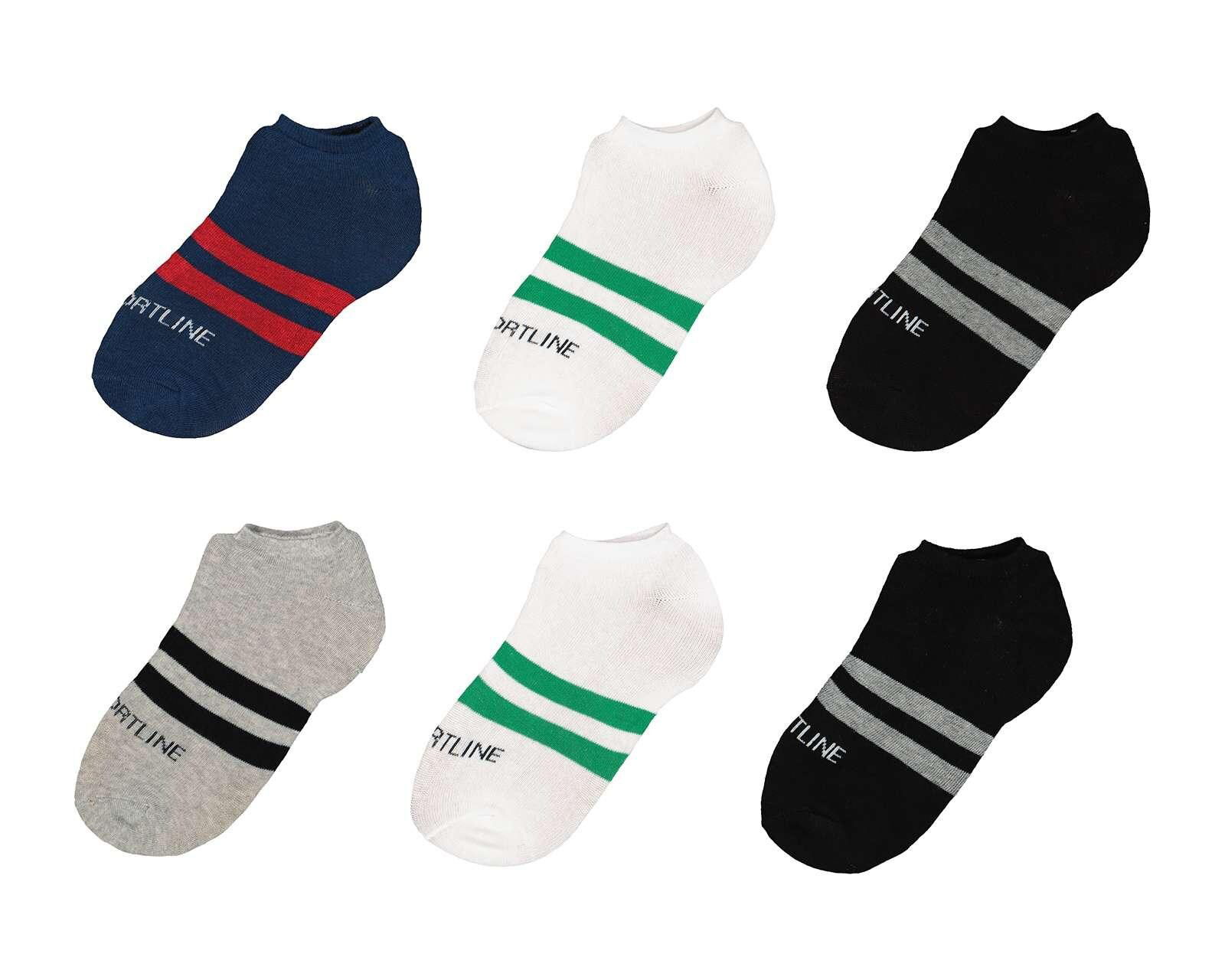 Calcetines Deportivos Tines Sportline para Hombre 6 Pares