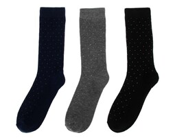 Calcetas de Vestir Wall Street para Hombre 3 Pares