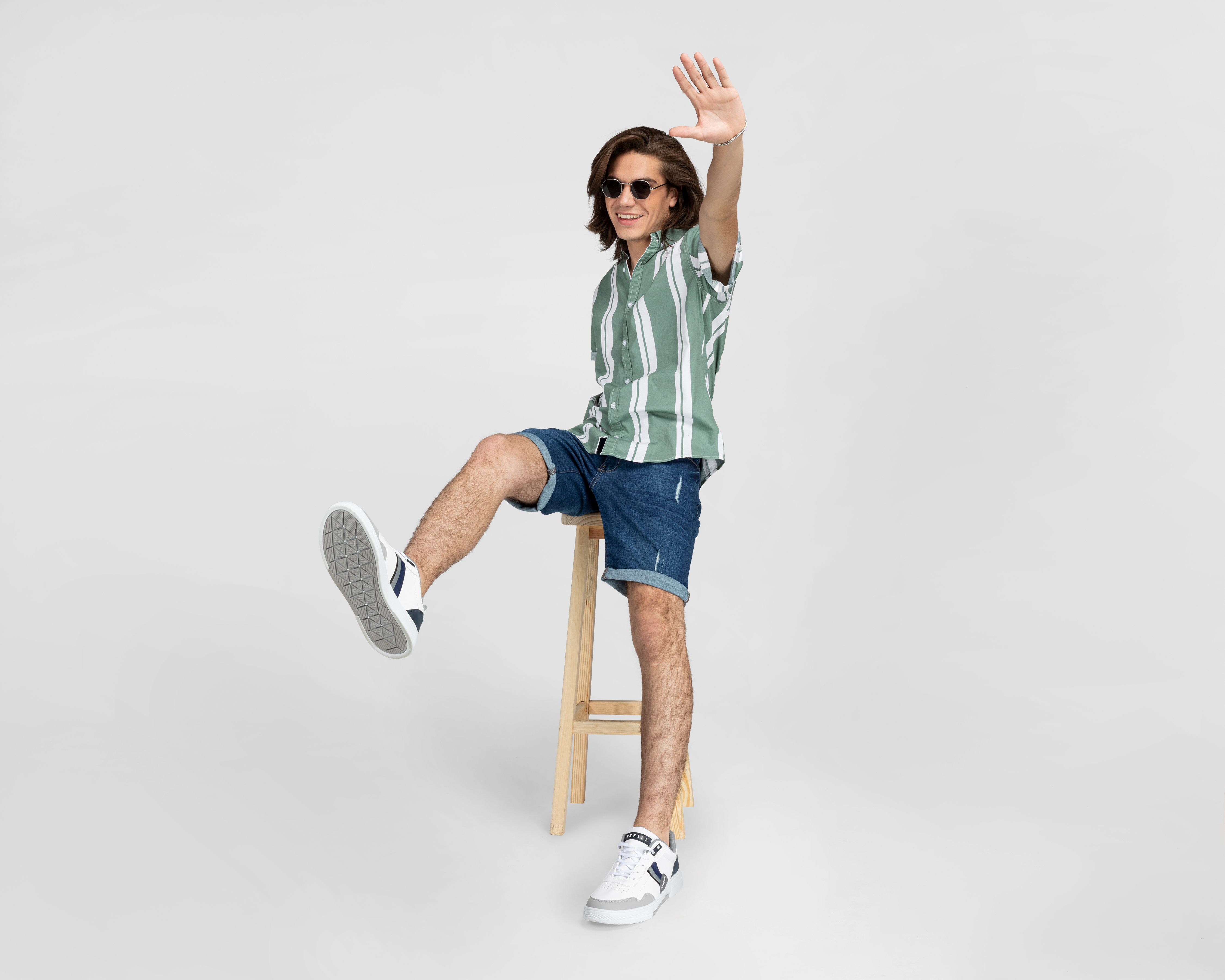 Foto 2 | Foto 2 | Camisa Casual Regular a Rayas