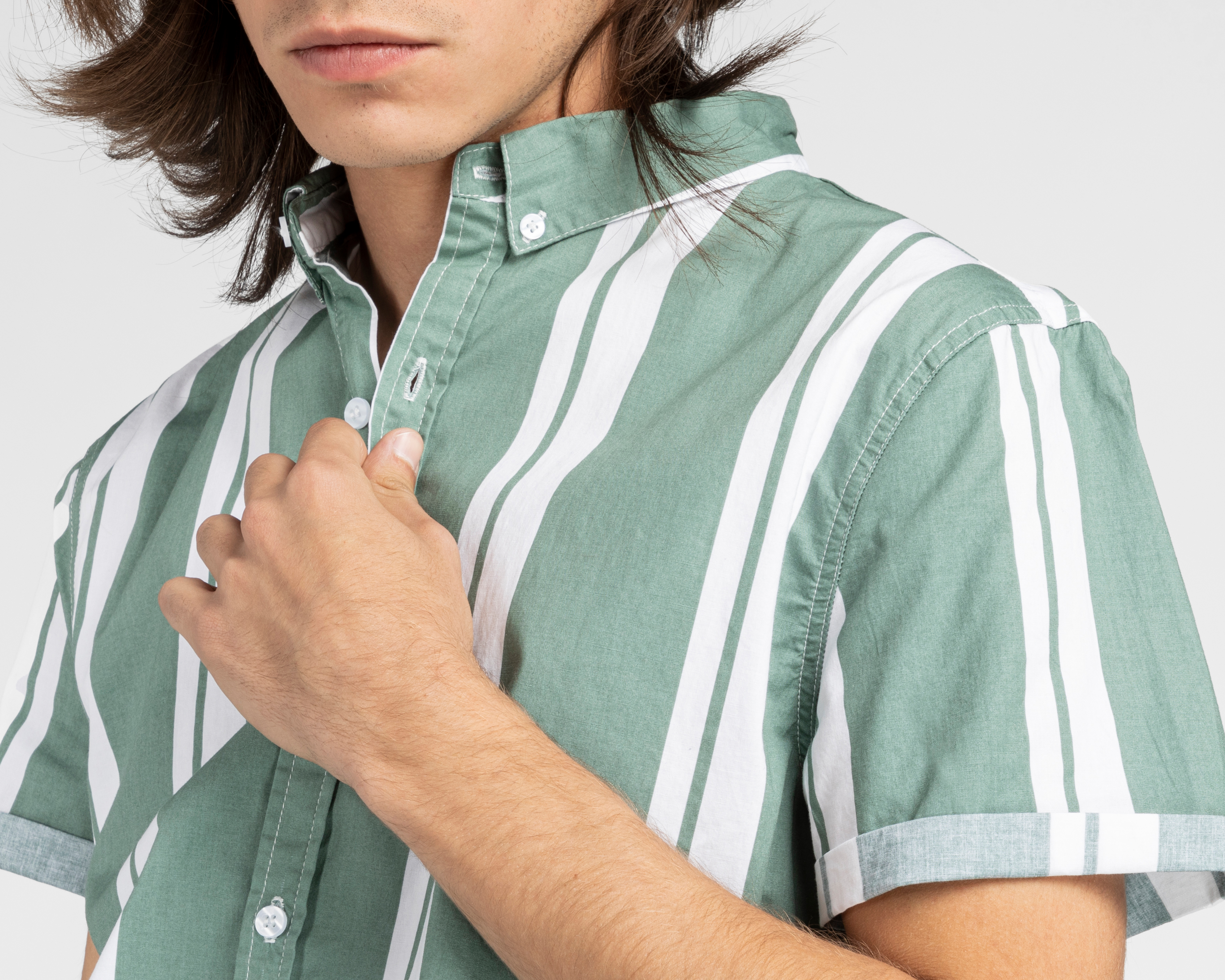 Foto 5 | Foto 5 | Camisa Casual Regular a Rayas