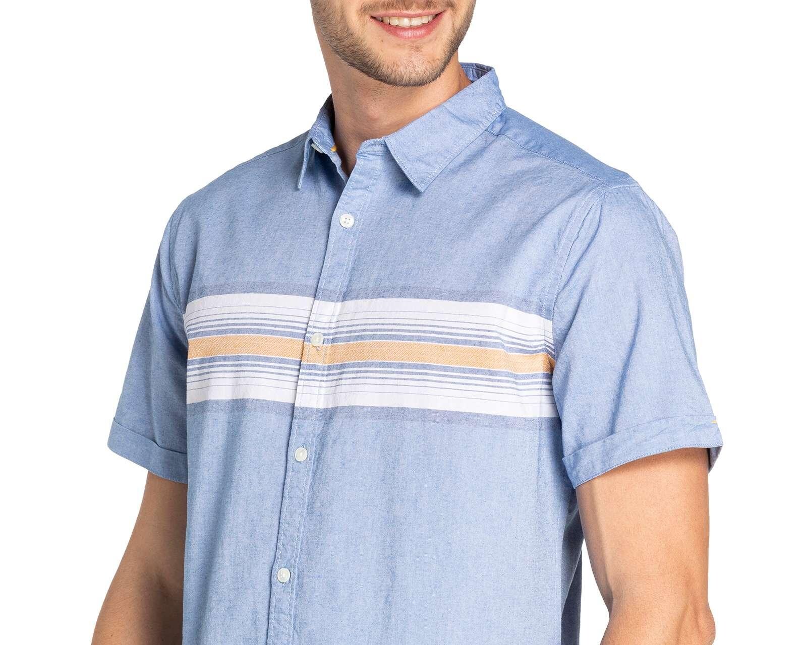 Foto 3 | Foto 3 | Camisa de Moda Porto Sur Regular Fit a Rayas