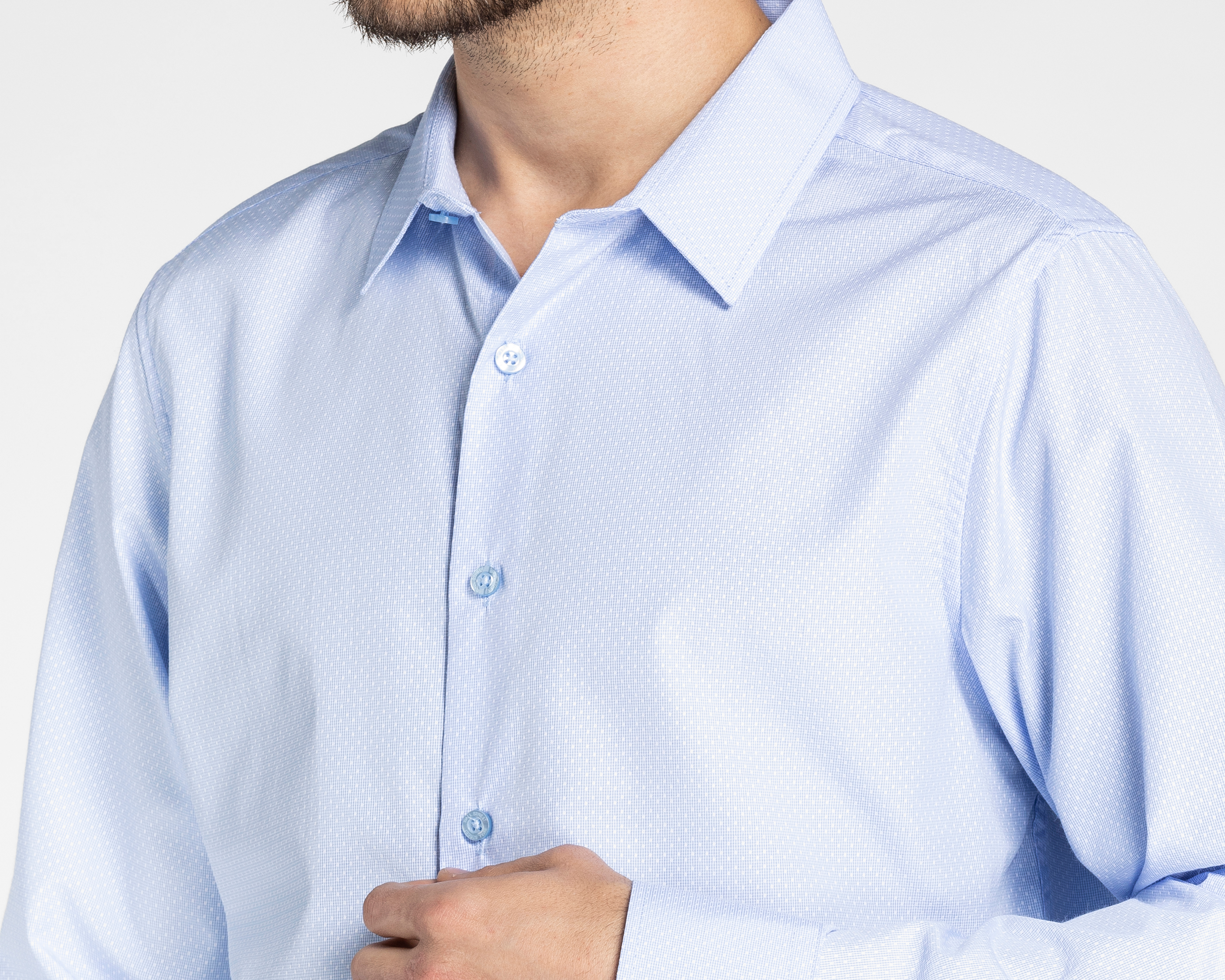 Foto 4 pulgar | Foto 3 | Camisa Casual Wall Street Reguar Fit con  Puntos