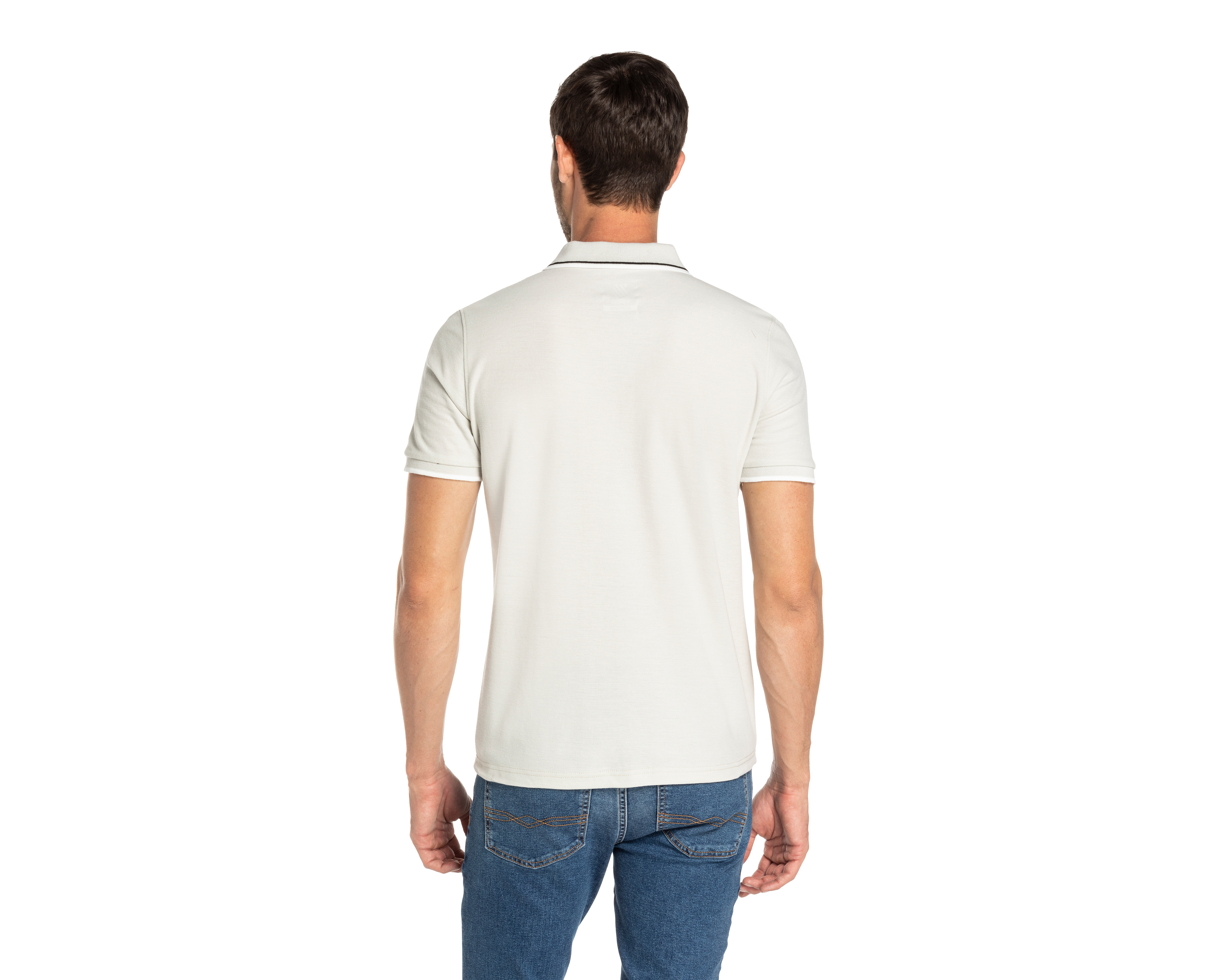 Foto 3 pulgar | Foto 2 | Playera Polo K-Swiss Beige para Hombre