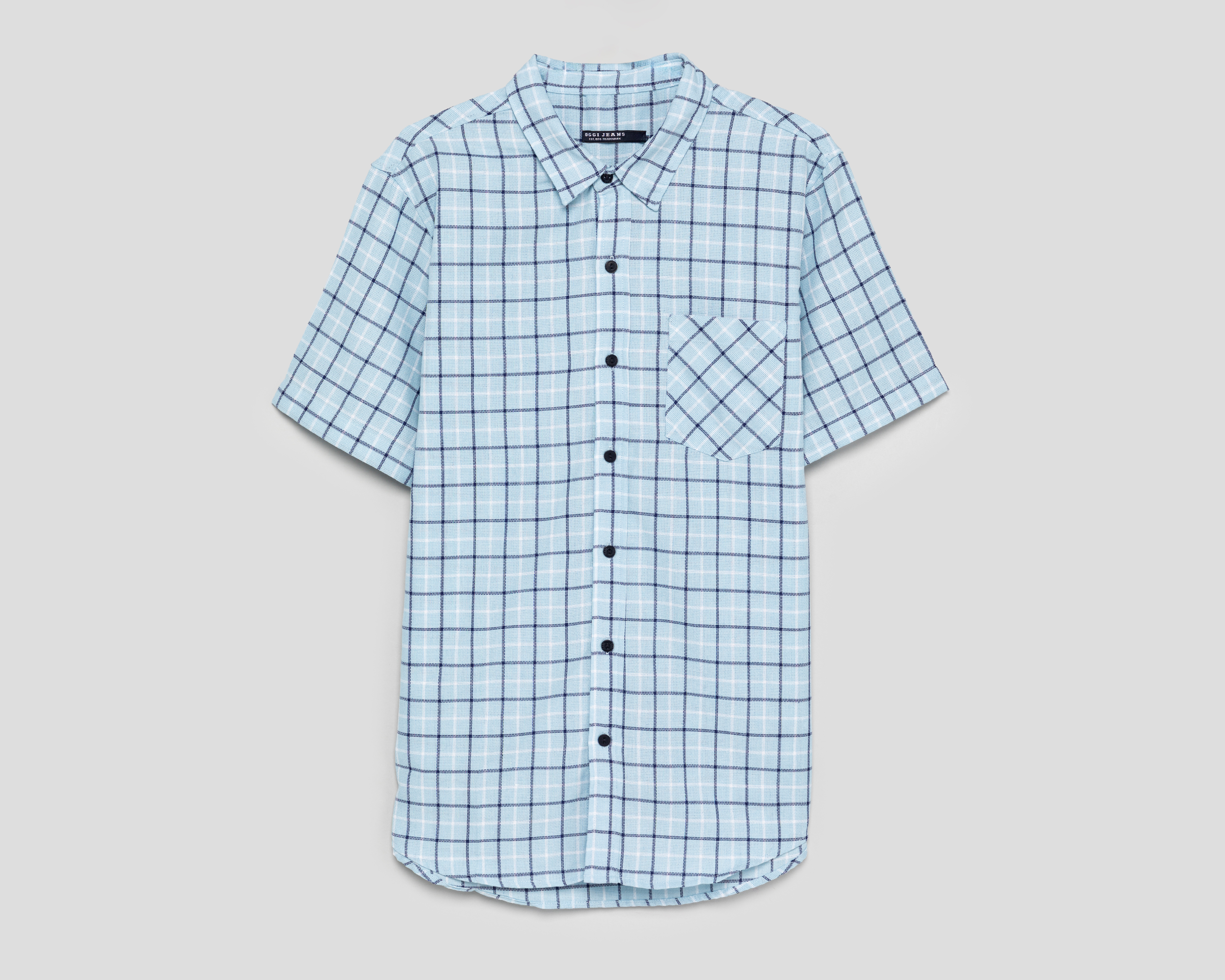 Camisa Casual Oggi Regular a Cuadros para Hombre
