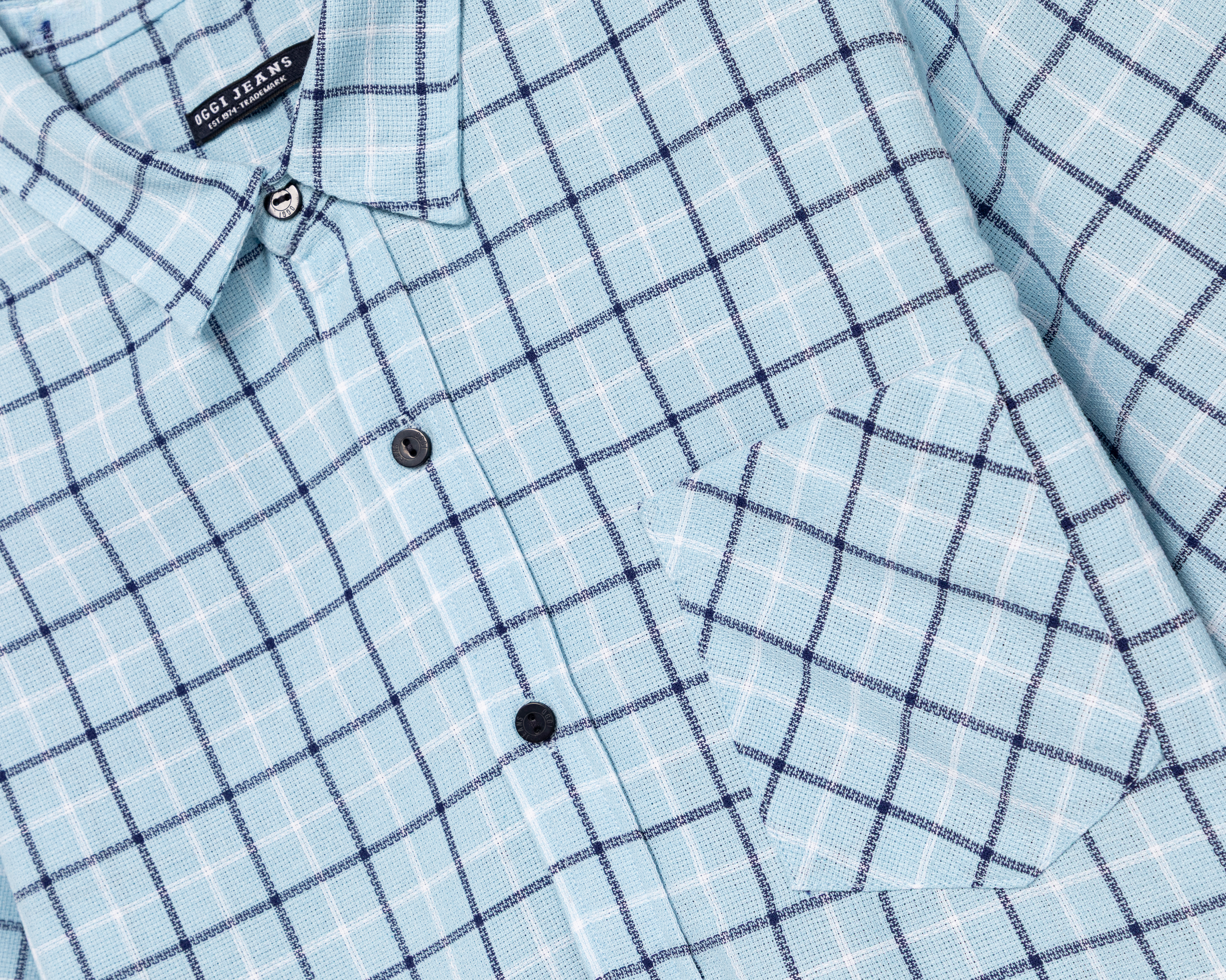 Foto 4 pulgar | Foto 3 | Camisa Casual Oggi Regular a Cuadros para Hombre