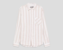 Camisa Casual Oggi Slim Fit a Rayas para Hombre