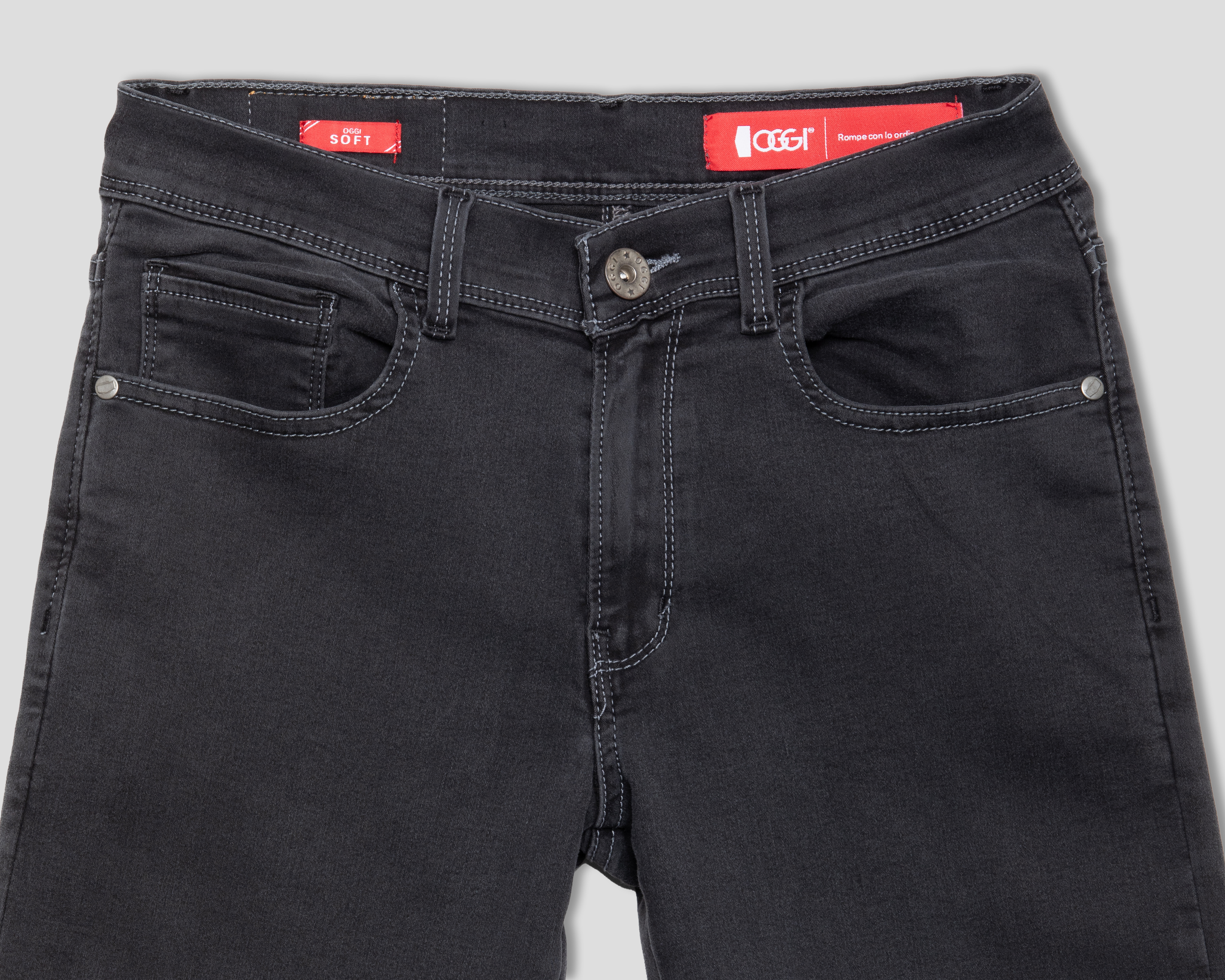 Foto 4 pulgar | Foto 3 | Jeans Slim Straight Oggi Vaxter para Hombre