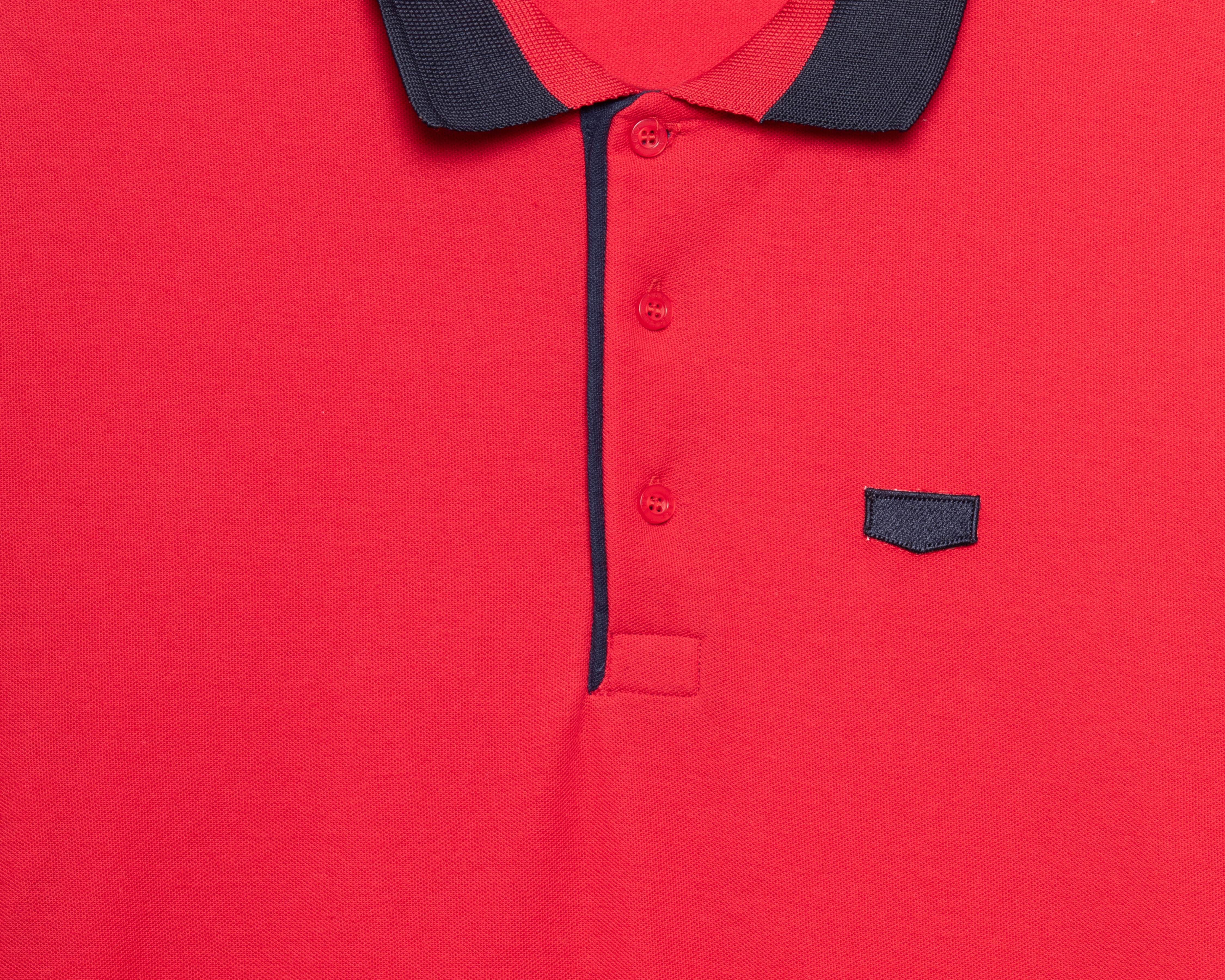 Foto 4 pulgar | Foto 3 | Playera Polo Oggi Roja para Hombre