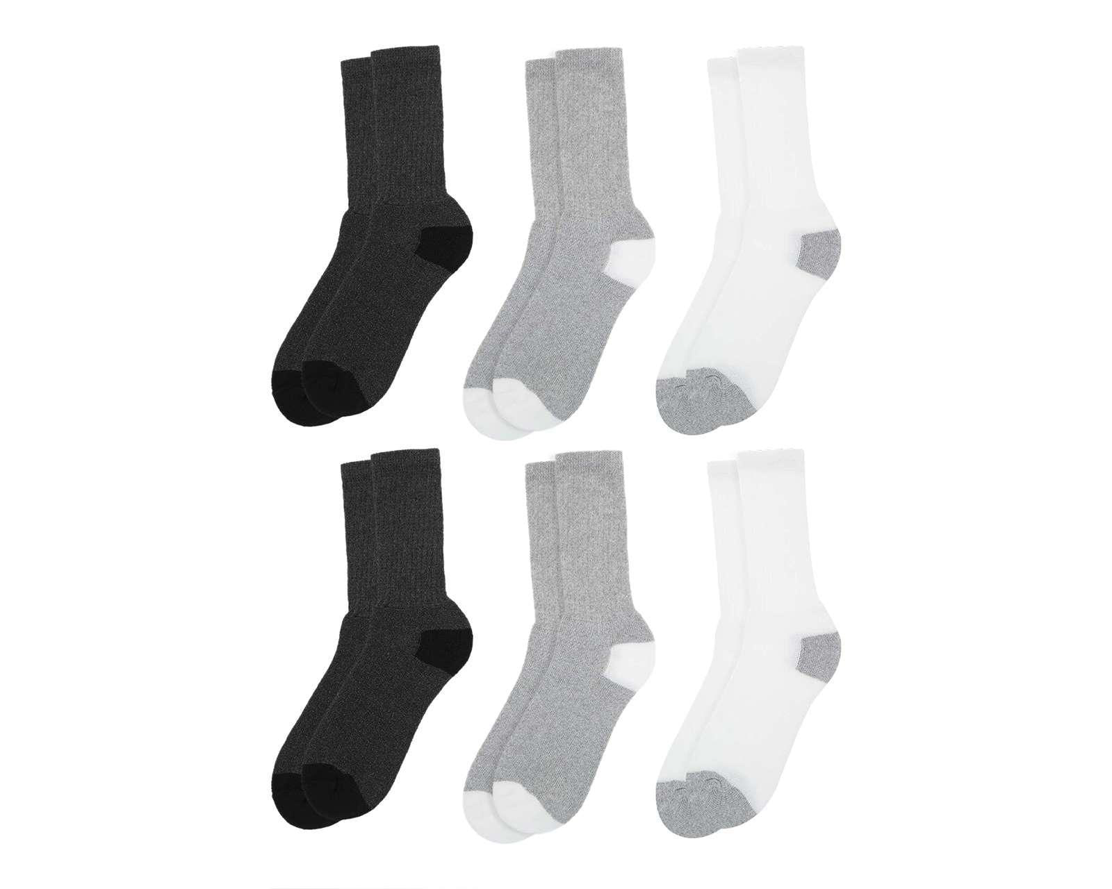 Calceta Deportiva Largas Lucky Star para Hombre 6 Pares