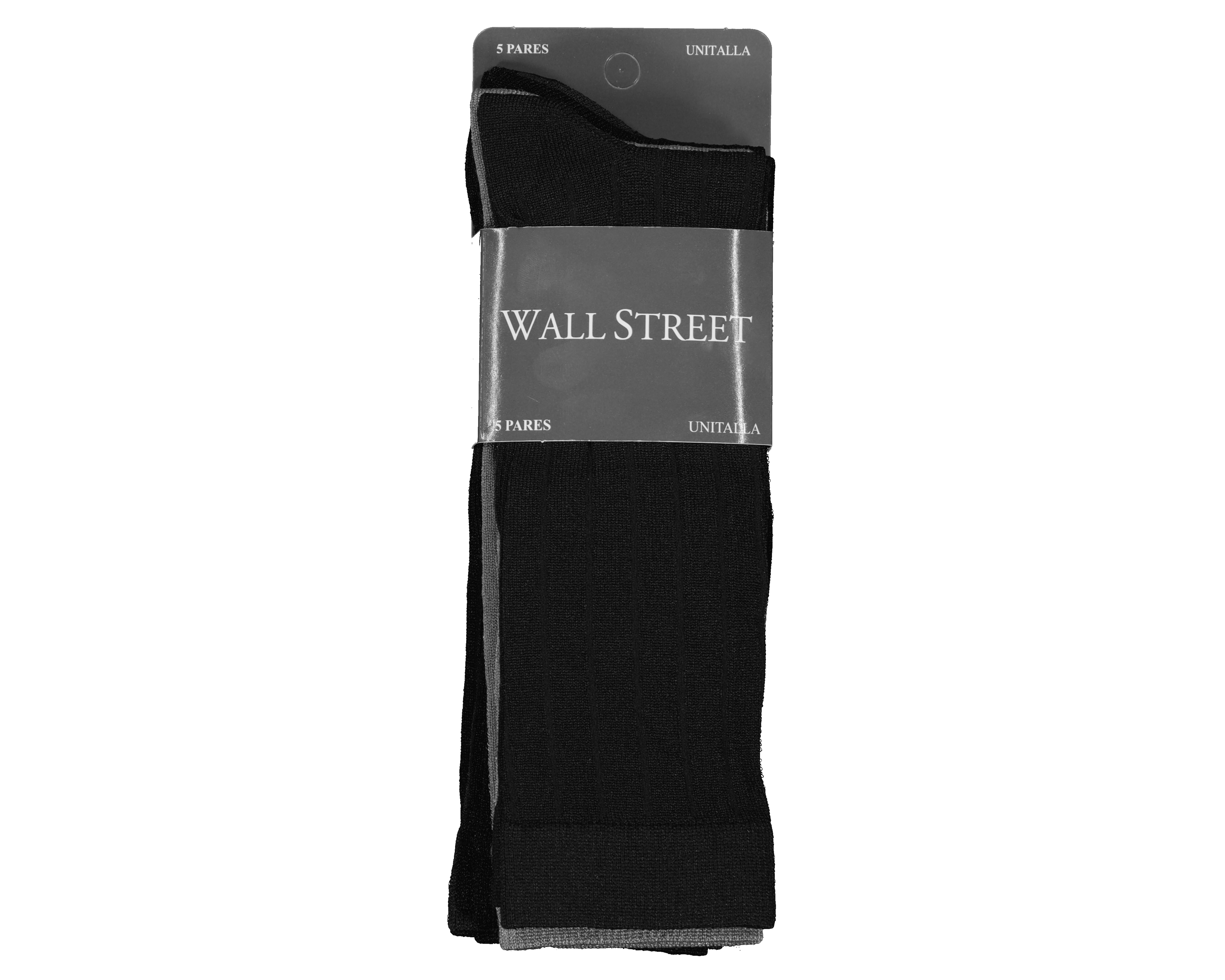 Foto 4 pulgar | Foto 3 | Calcetas Largas Wall Street para Hombre 5 Pares