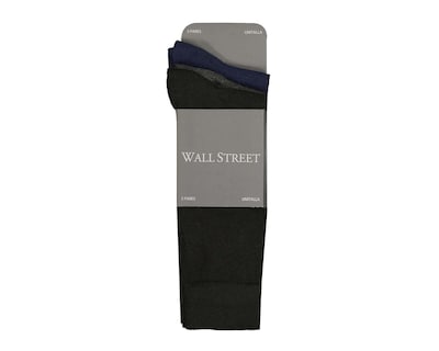 Foto 3 | Foto 3 | Calcetas de Vestir Largas Wall Street para Hombre 3 Pares