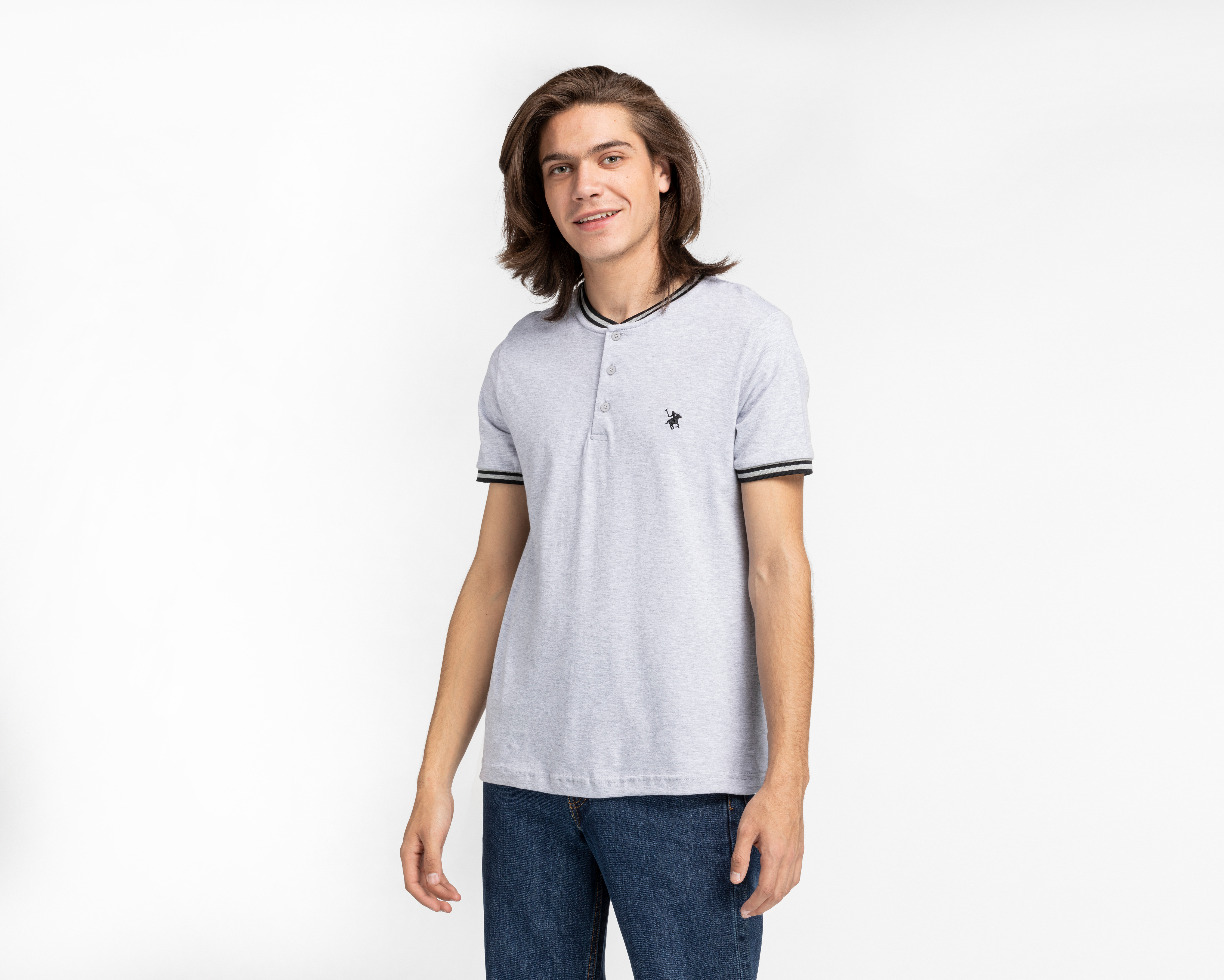 Playera York Team Polo Club Cuello Henley