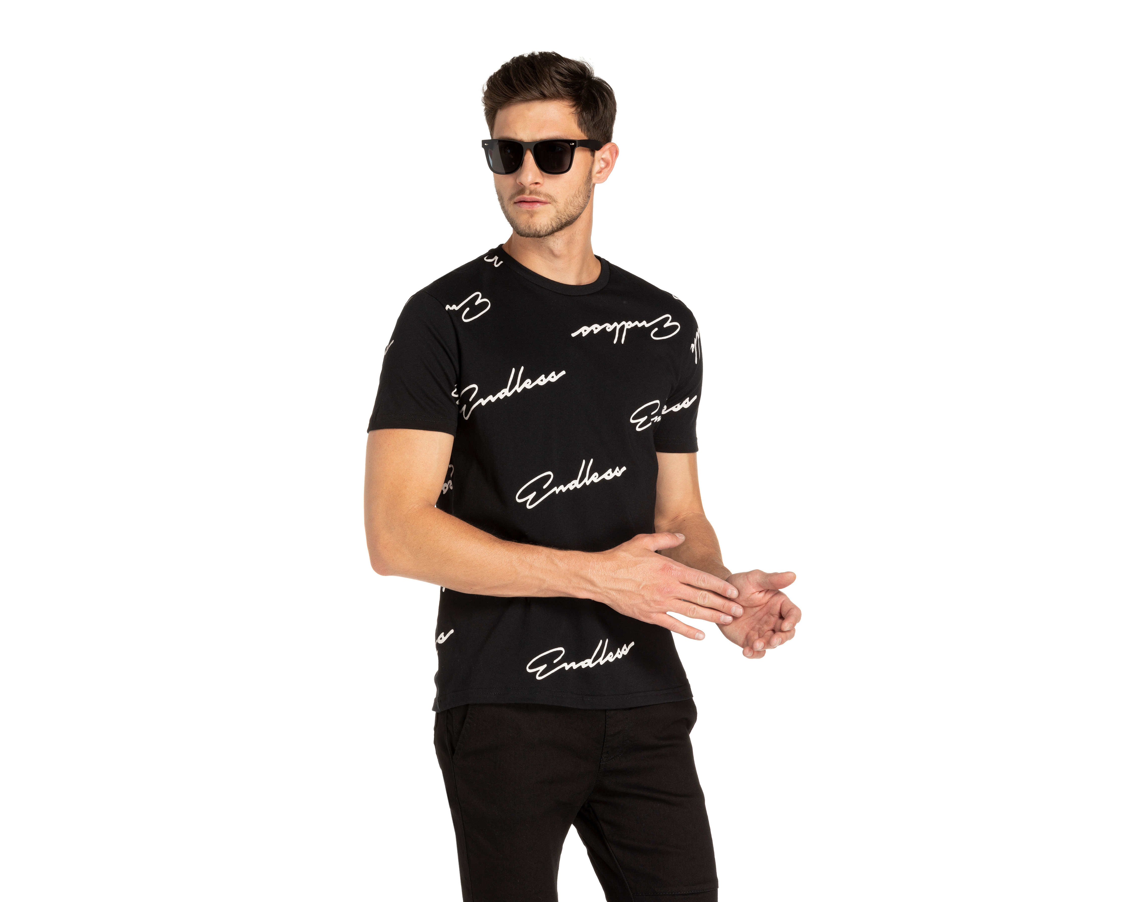 Foto 2 pulgar | Foto 1 | Playera Eckó Unltd. Cuello Redondo