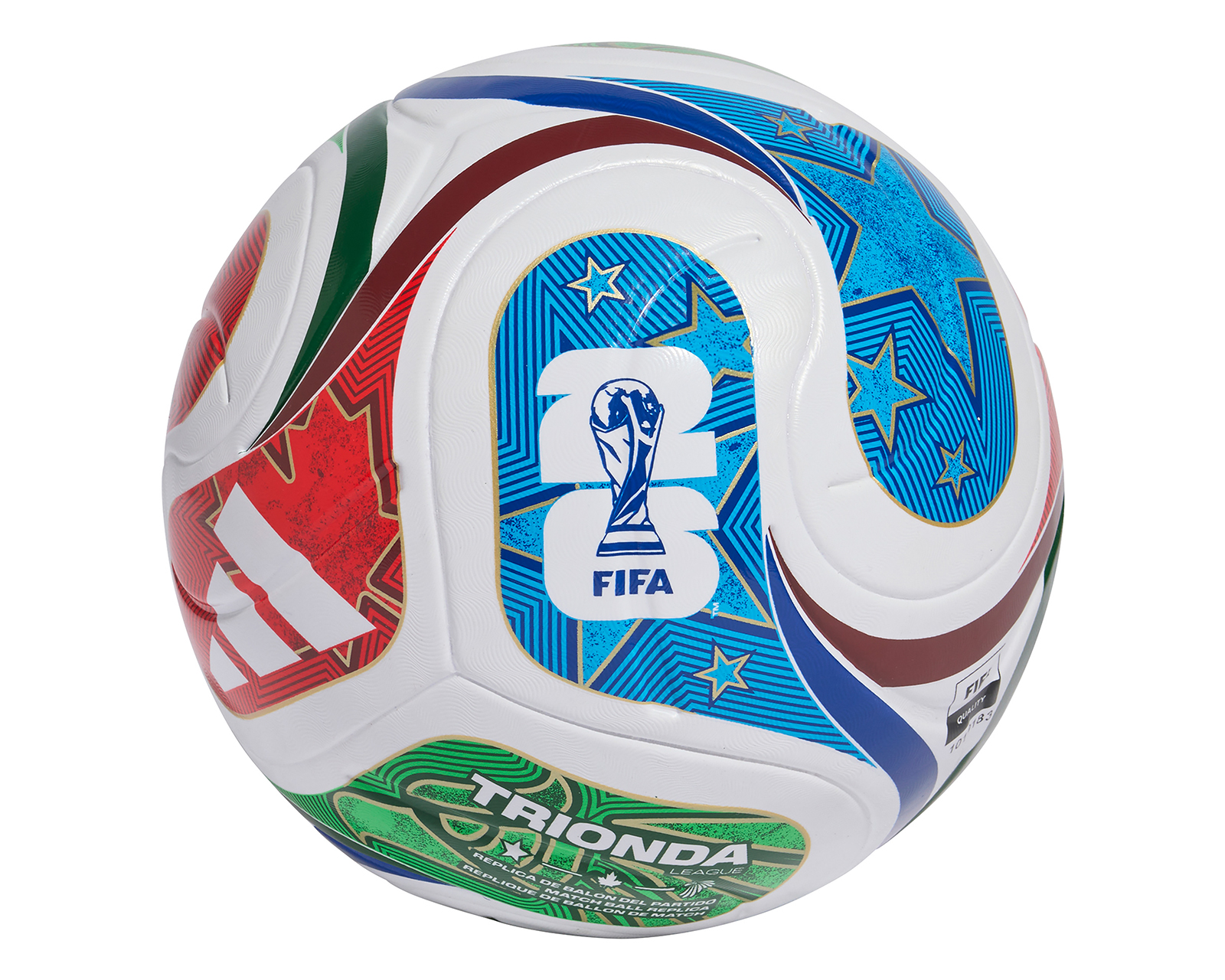 Foto 2 pulgar | Foto 1 | Balón de Futbol Adidas World Cup Trionda League Tamaño 5