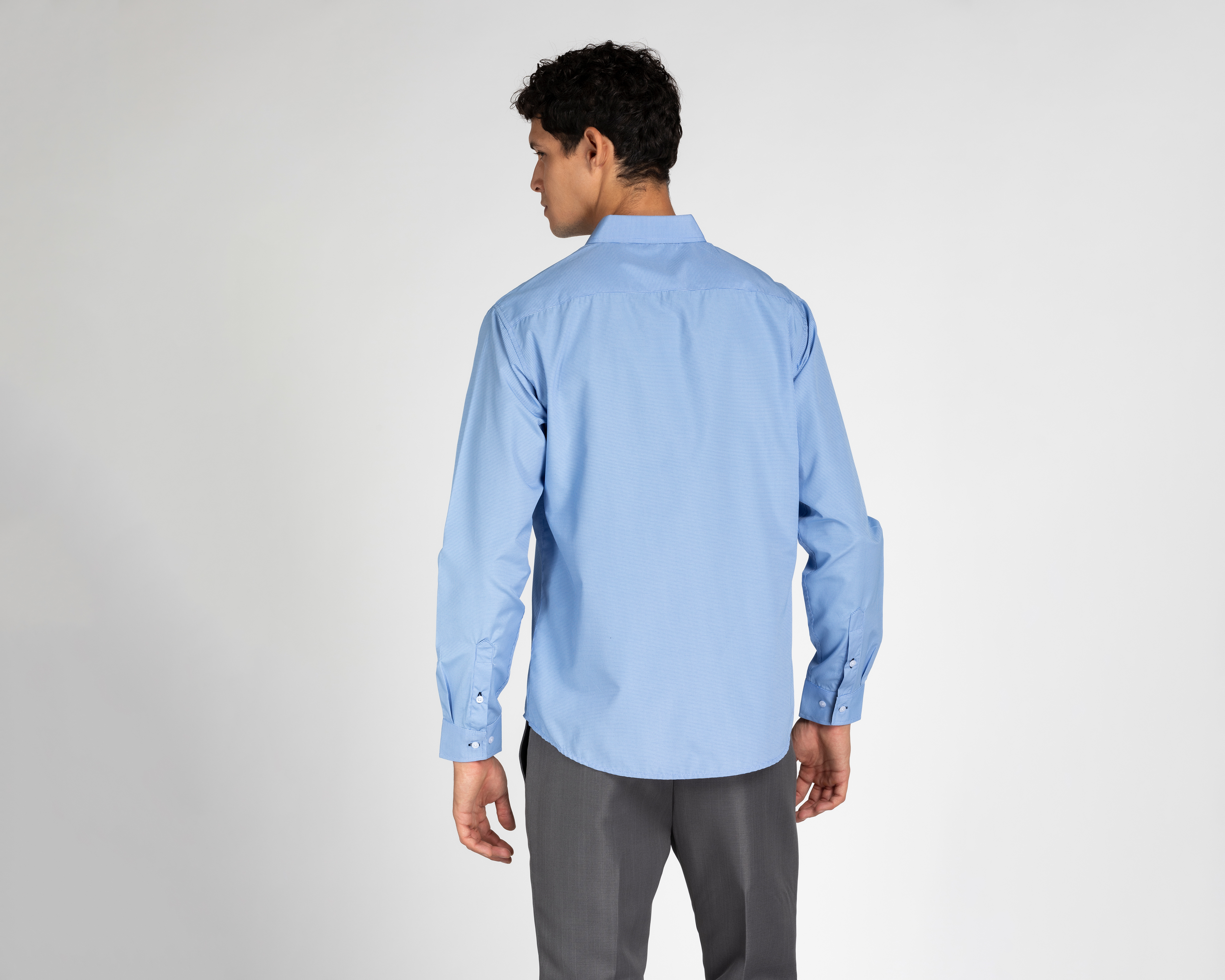Foto 3 pulgar | Foto 2 | Camisa Casual Wall Street Slim Fit con Miniprint