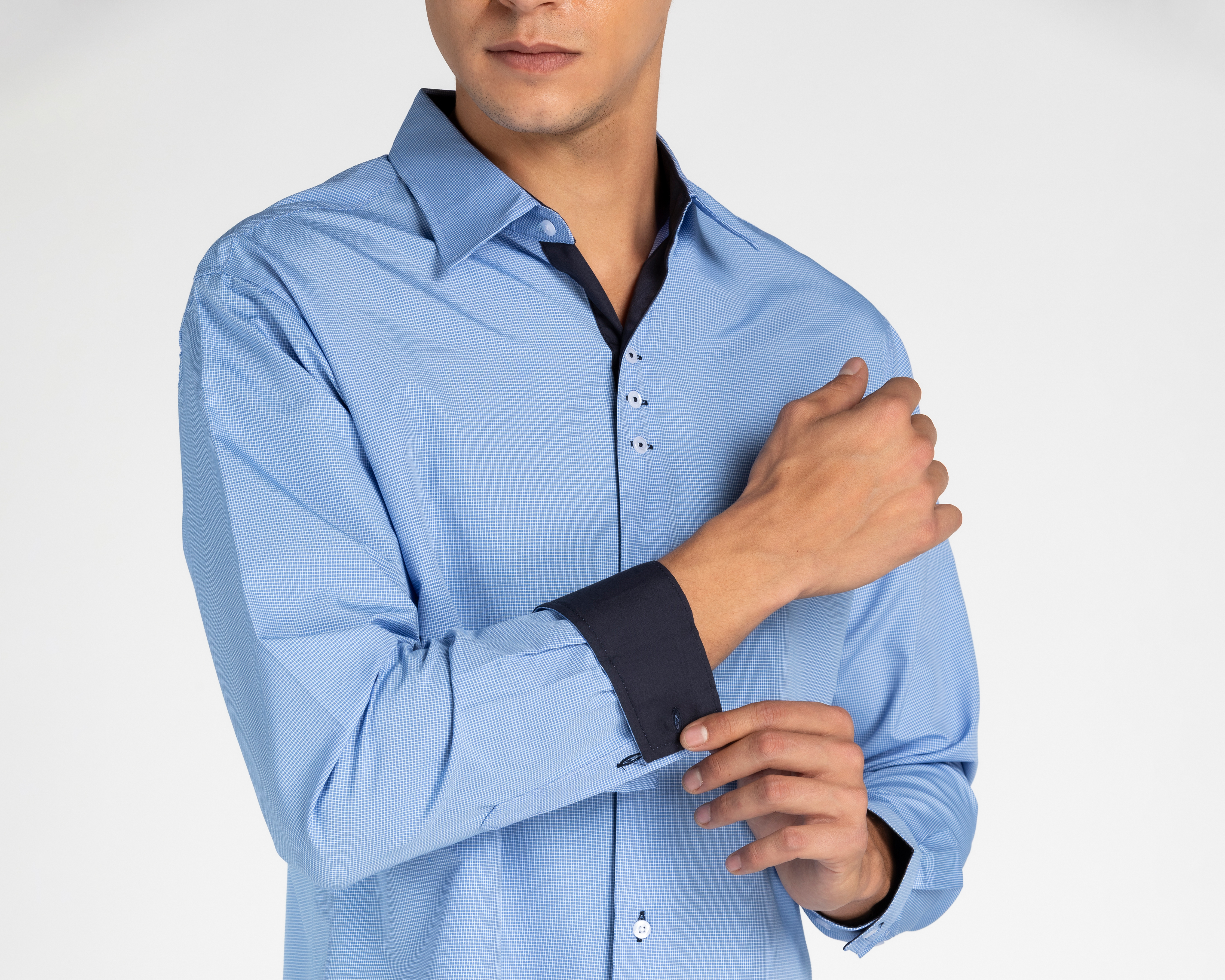 Foto 4 pulgar | Foto 3 | Camisa Casual Wall Street Slim Fit con Miniprint