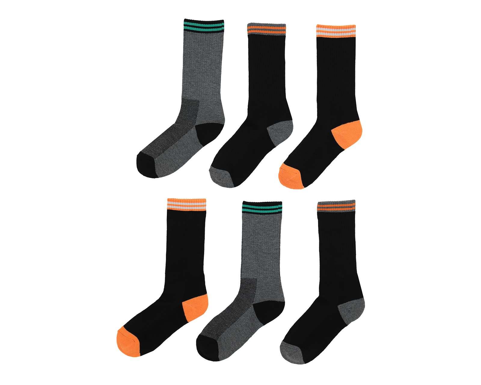 Calcetas Deportivas Largas Sportline para Hombre 6 Pares