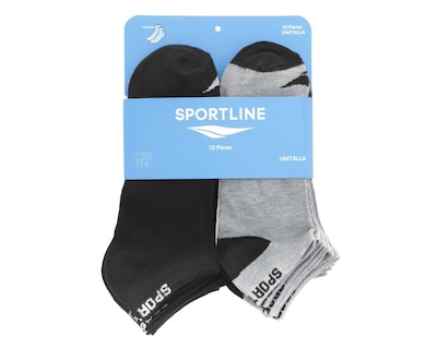 Foto 3 | Foto 3 | Calcetas Deportivas Tines Sportline para Hombre 10 Pares
