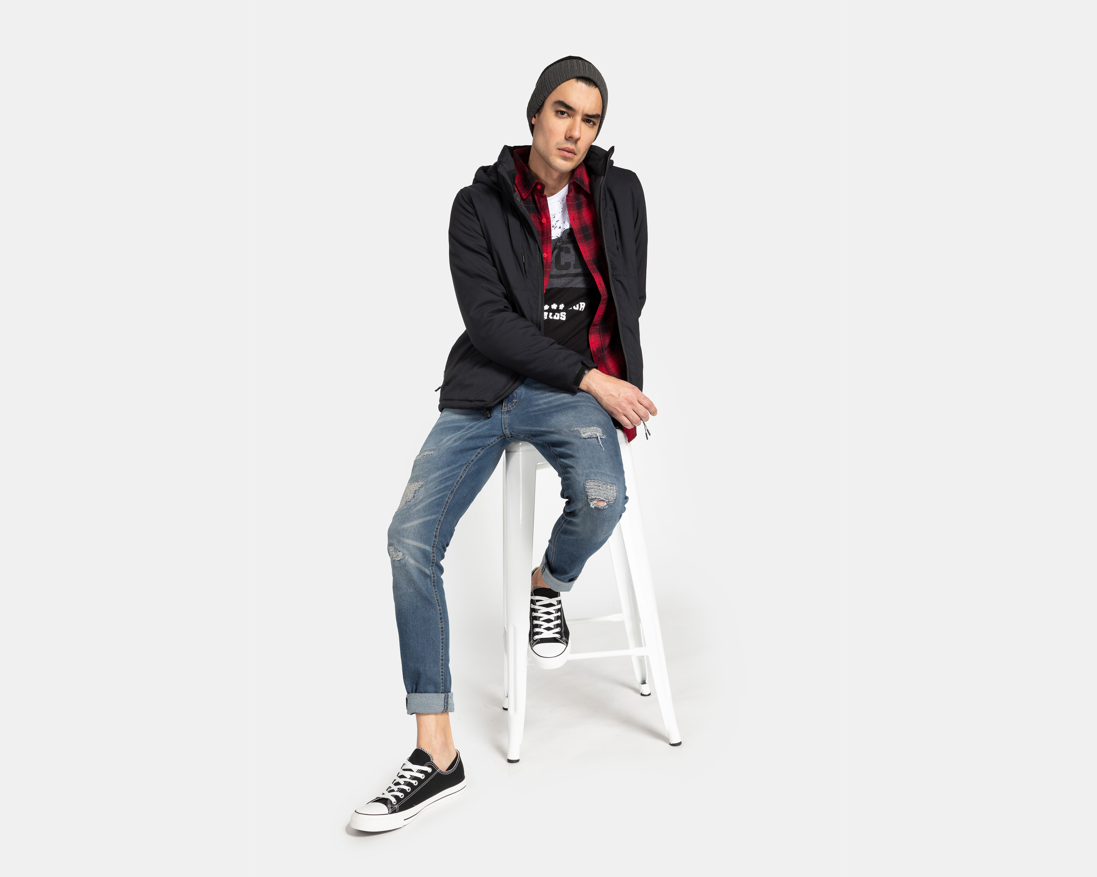 Foto 3 pulgar | Foto 2 | Chamarra Neo*City con Capucha