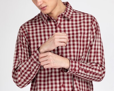 Foto 3 | Foto 3 | Camisa Casual Porto Sur Regular Fit a Cuadros