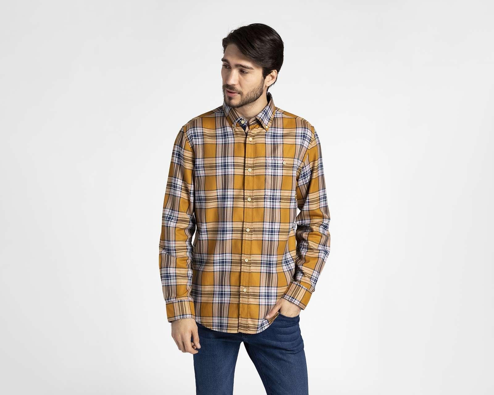 Camisa de Moda Refill Regular Fit a Cuadros