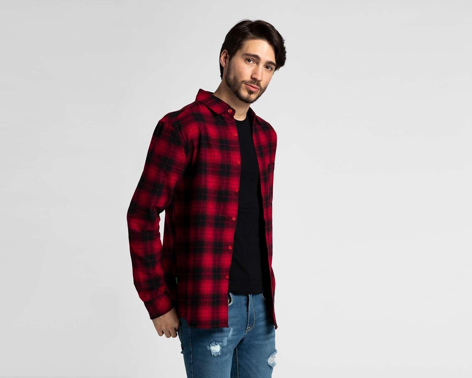 Foto 3 pulgar | Foto 2 | Camisa de Moda Neo*City Regular Fit a Cuadros