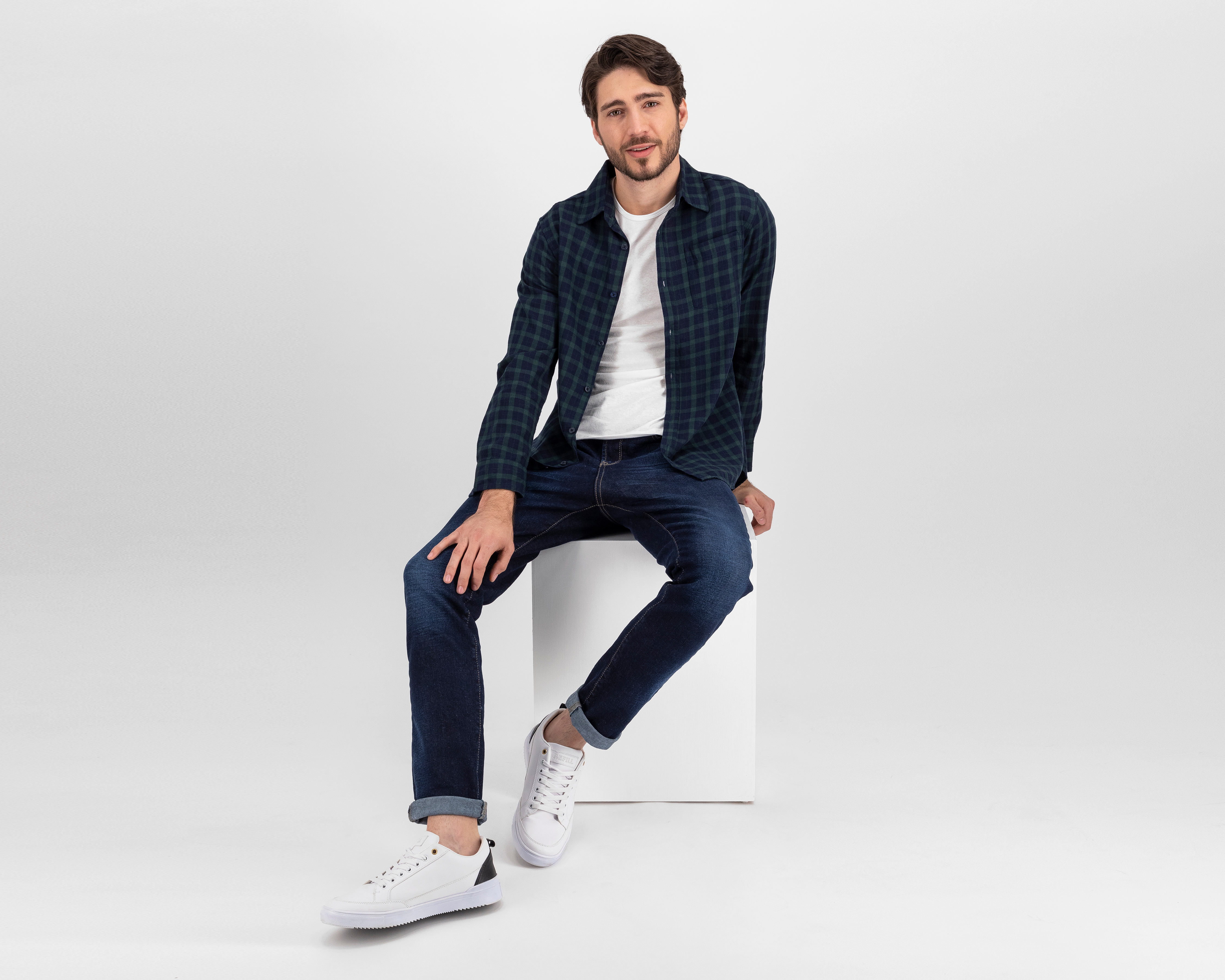 Foto 1 | Foto 1 | Camisa Casual Refill Regular Fit a Cuadros