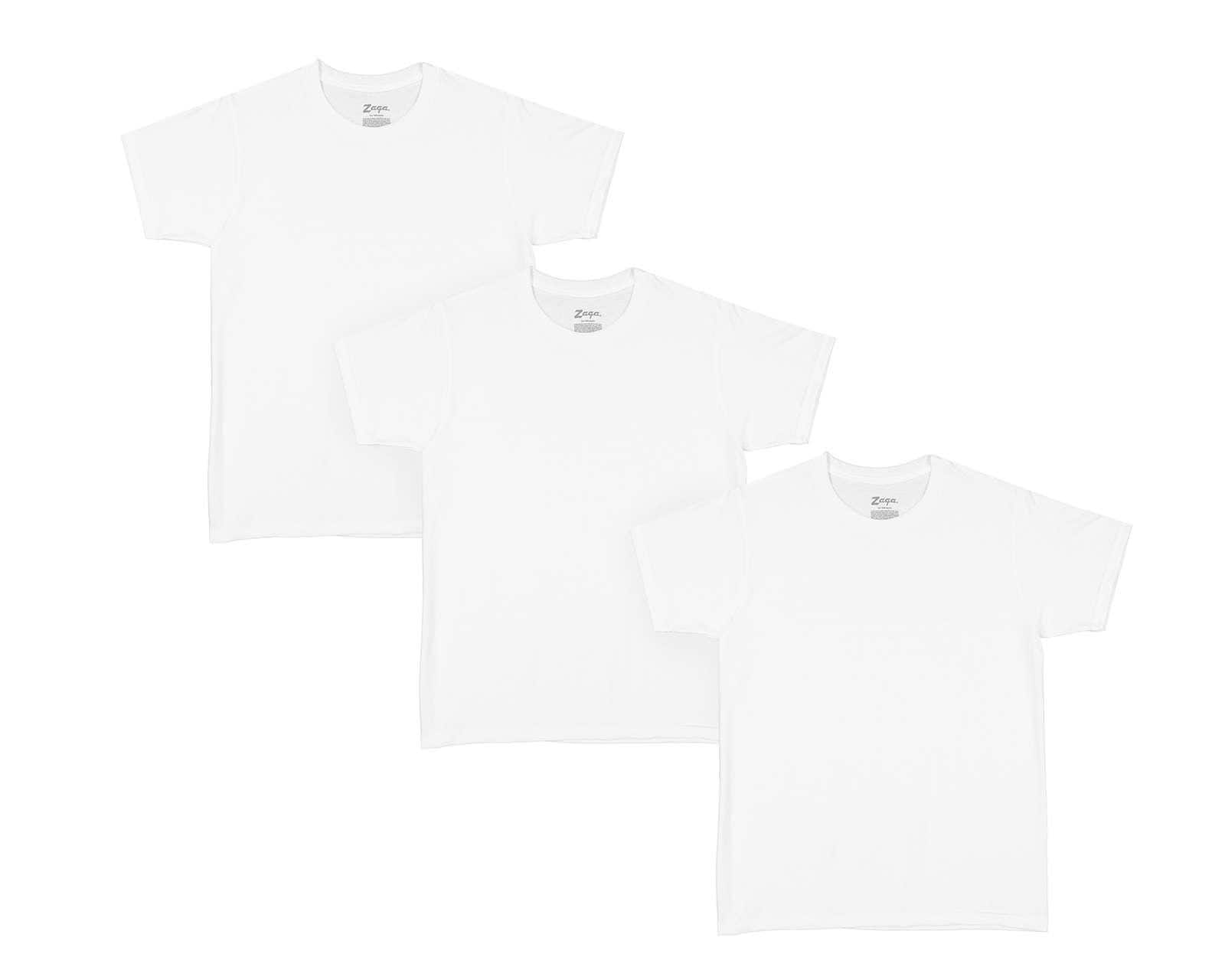 Playera Interior Cuello Redondo Zaga 3 Piezas