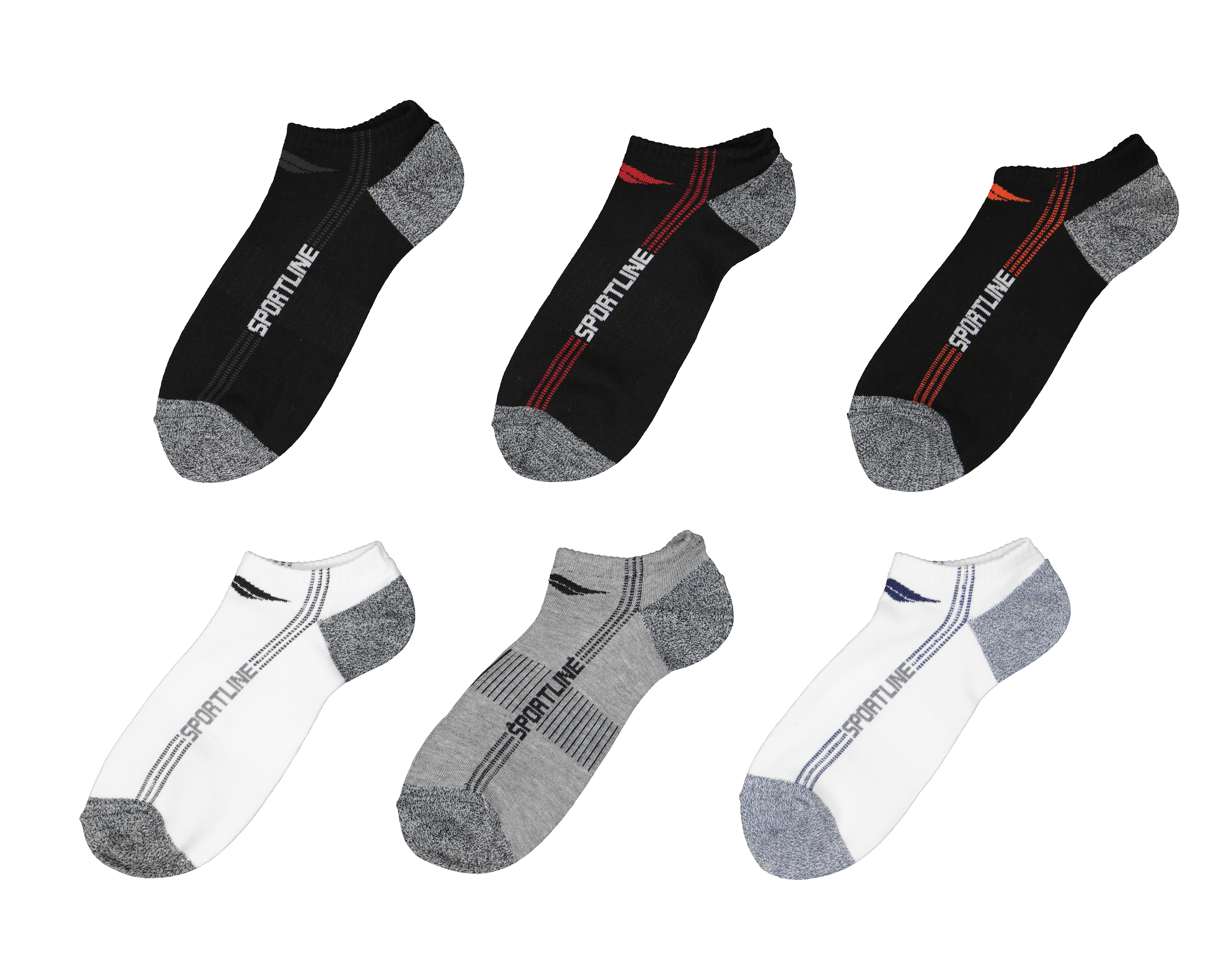 Calcetas Deportivas Tines Sportline Cooltek para Hombre 6 Pares