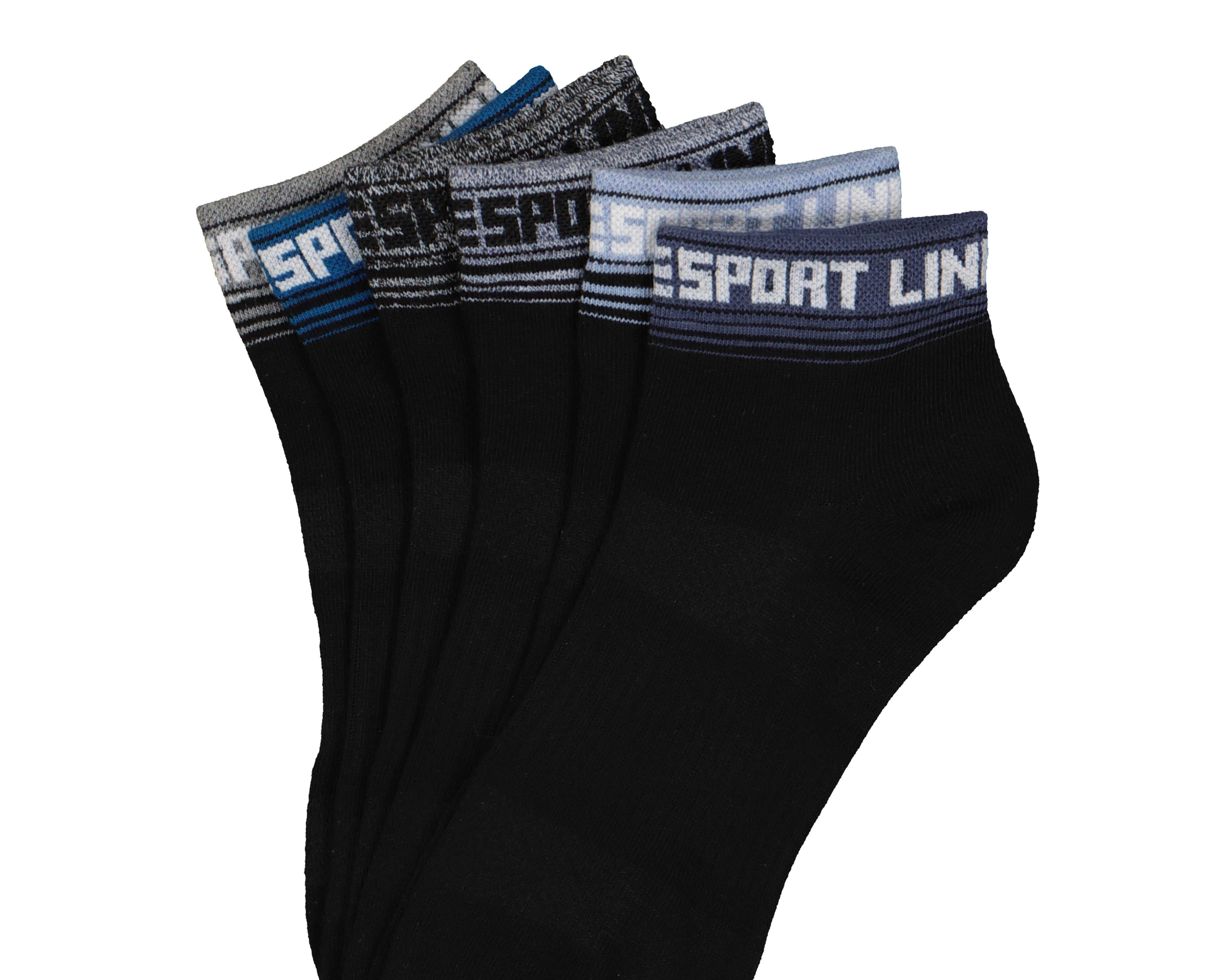 Foto 3 pulgar | Foto 2 | Calcetas Deportivas Sportline Cool Tek  para Hombre 6 Pares