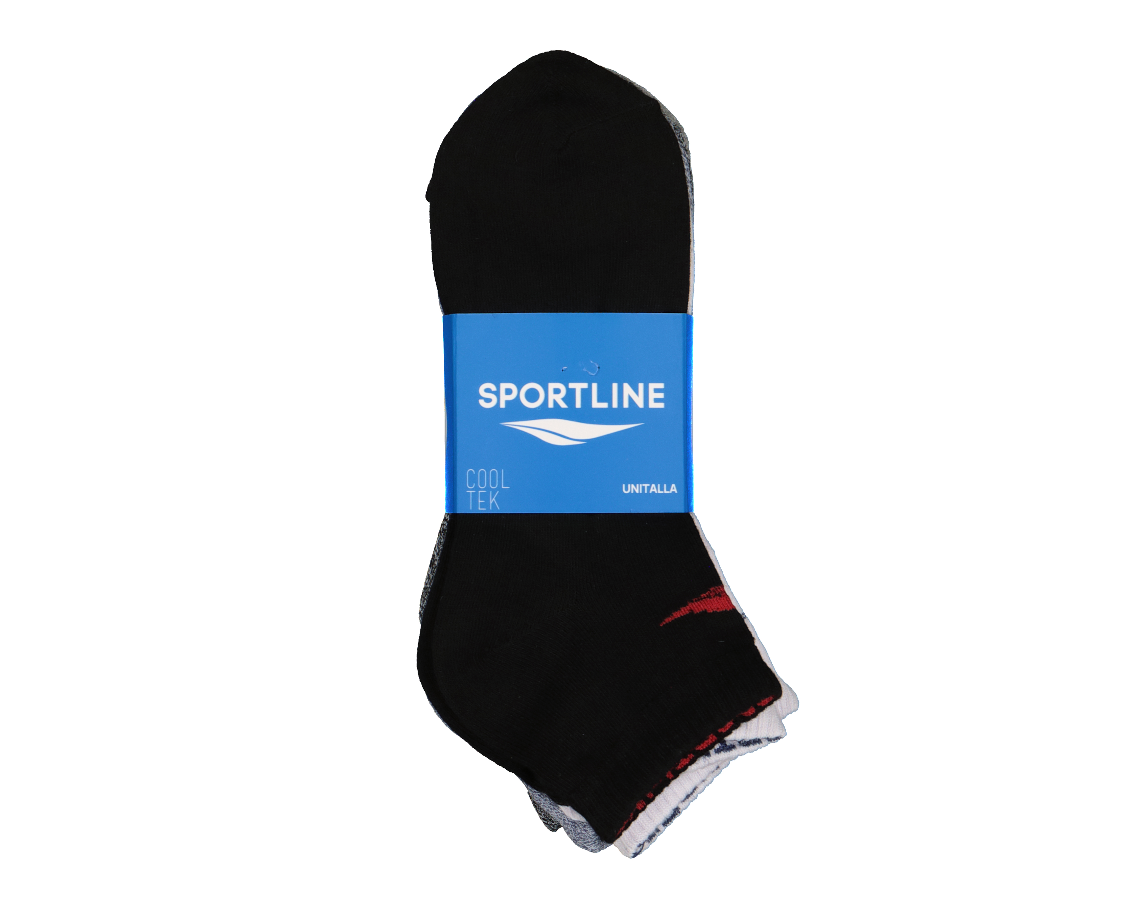 Foto 4 pulgar | Foto 3 | Calcetas Deportivas Sportline Cool Tek para Hombre 6 Pares
