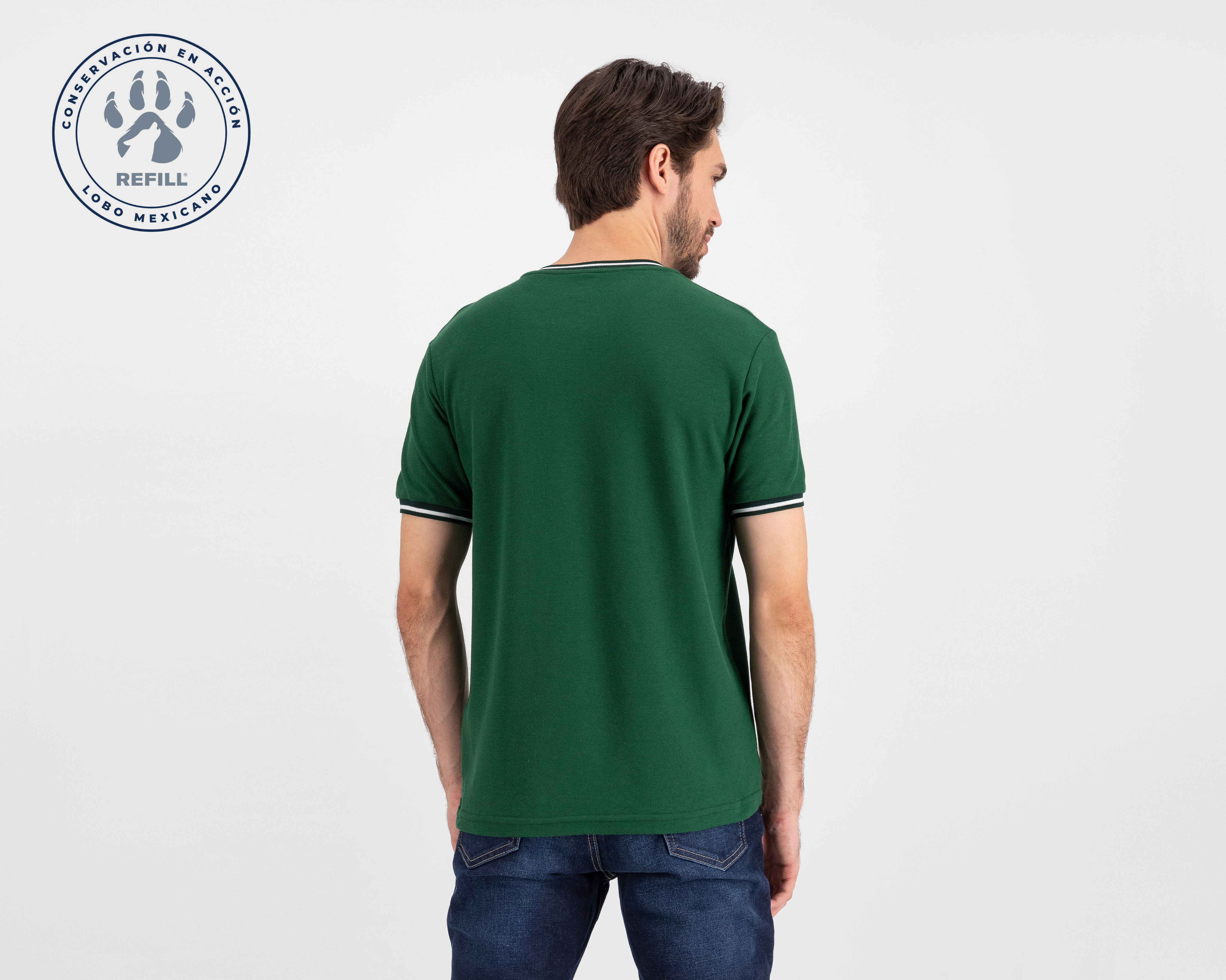 Foto 4 pulgar | Foto 3 | Playera Refill Cuello Redondo