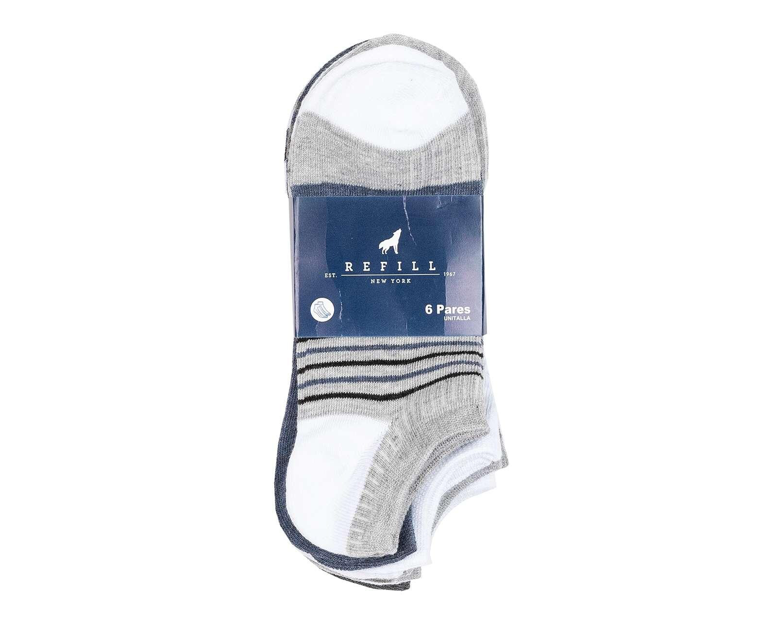 Foto 4 pulgar | Foto 3 | Calcetas Deportivas Tines Refill para Hombre 6 Pares