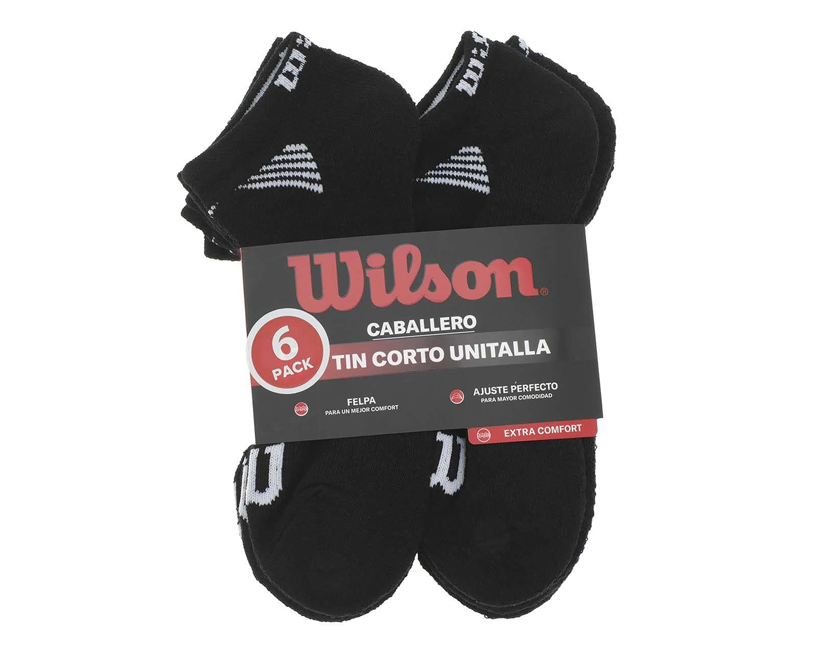 Foto 5 pulgar | Foto 4 | Calcetas Deportivas Tines Wilson para Hombre 6 Pares