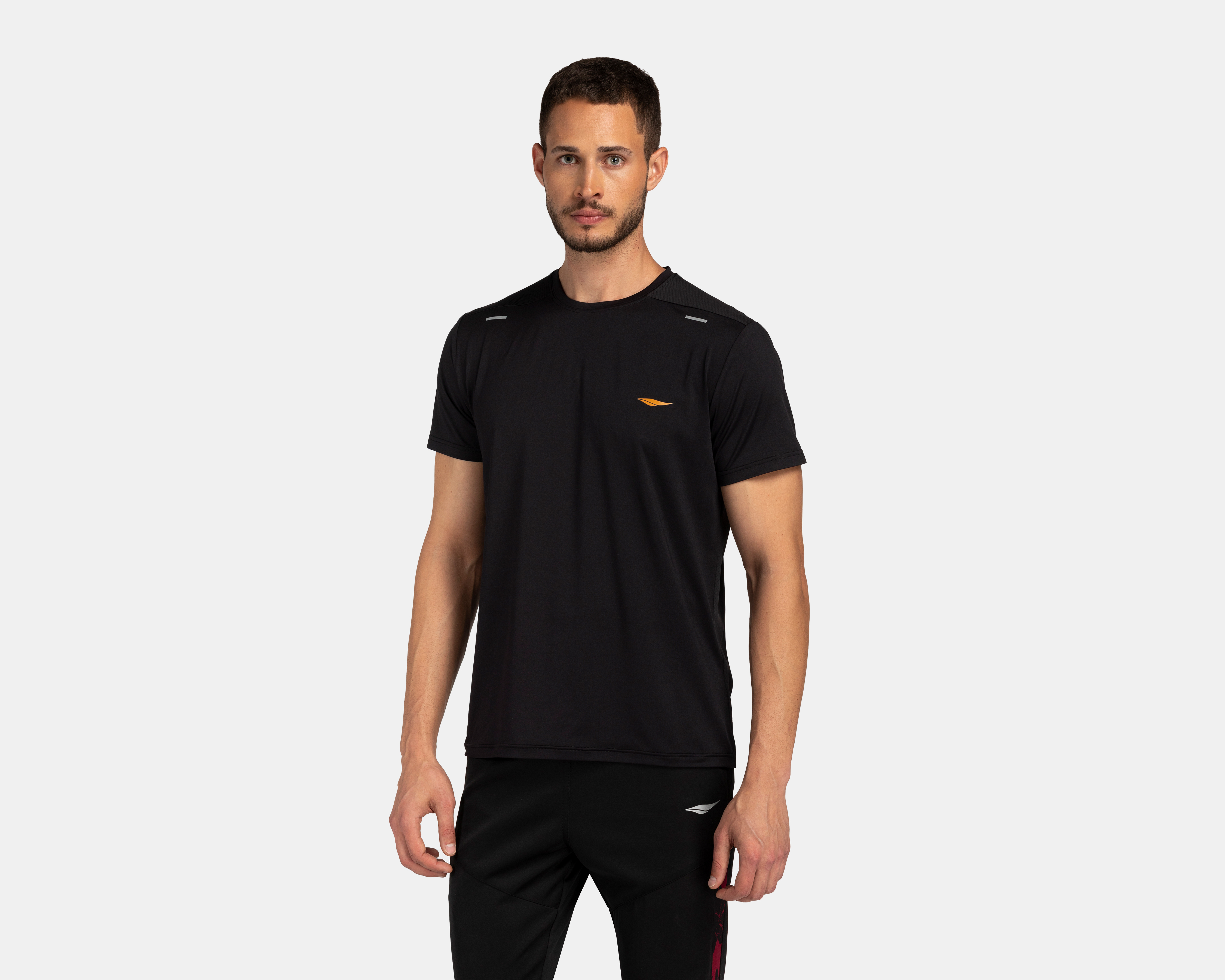 Playera Manga Corta Iron Negro